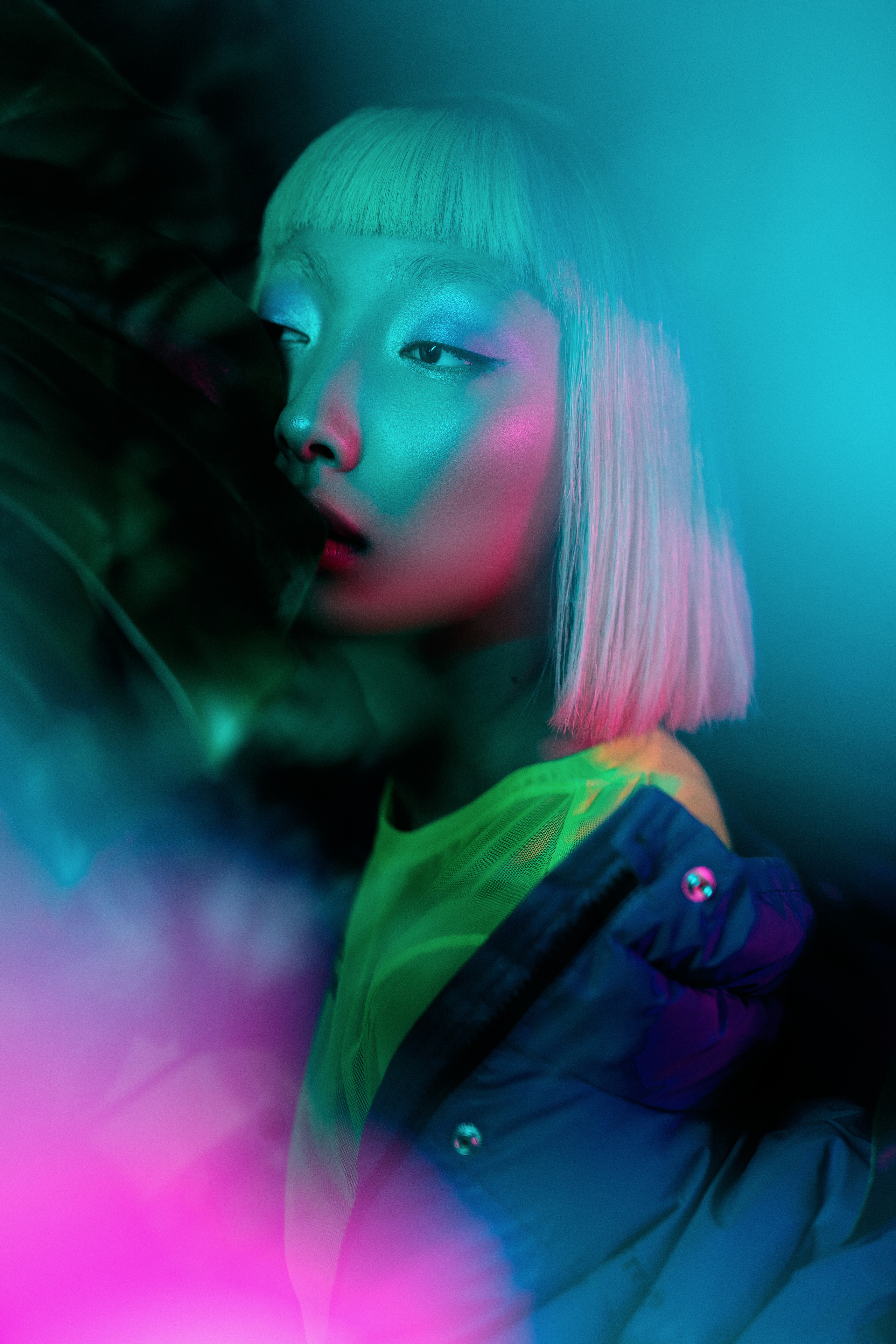 Photography for coffe brand in neon style. Dmitrii Shmatov — High-End Portrait & Fashion Photographer in Milan