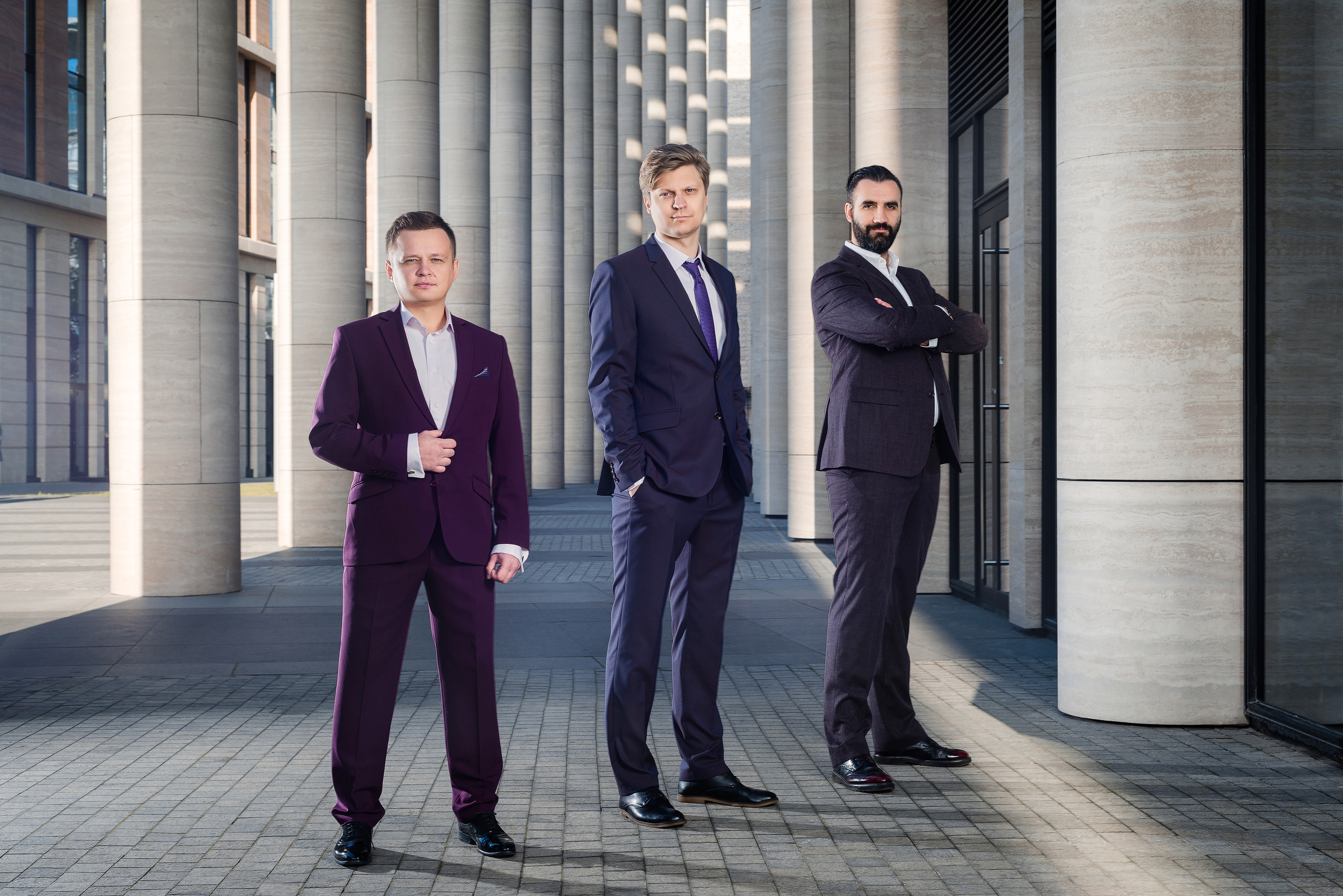 Outdoor business photography for marketing agency. Dmitrii Shmatov — High-End Portrait & Fashion Photographer in Milan