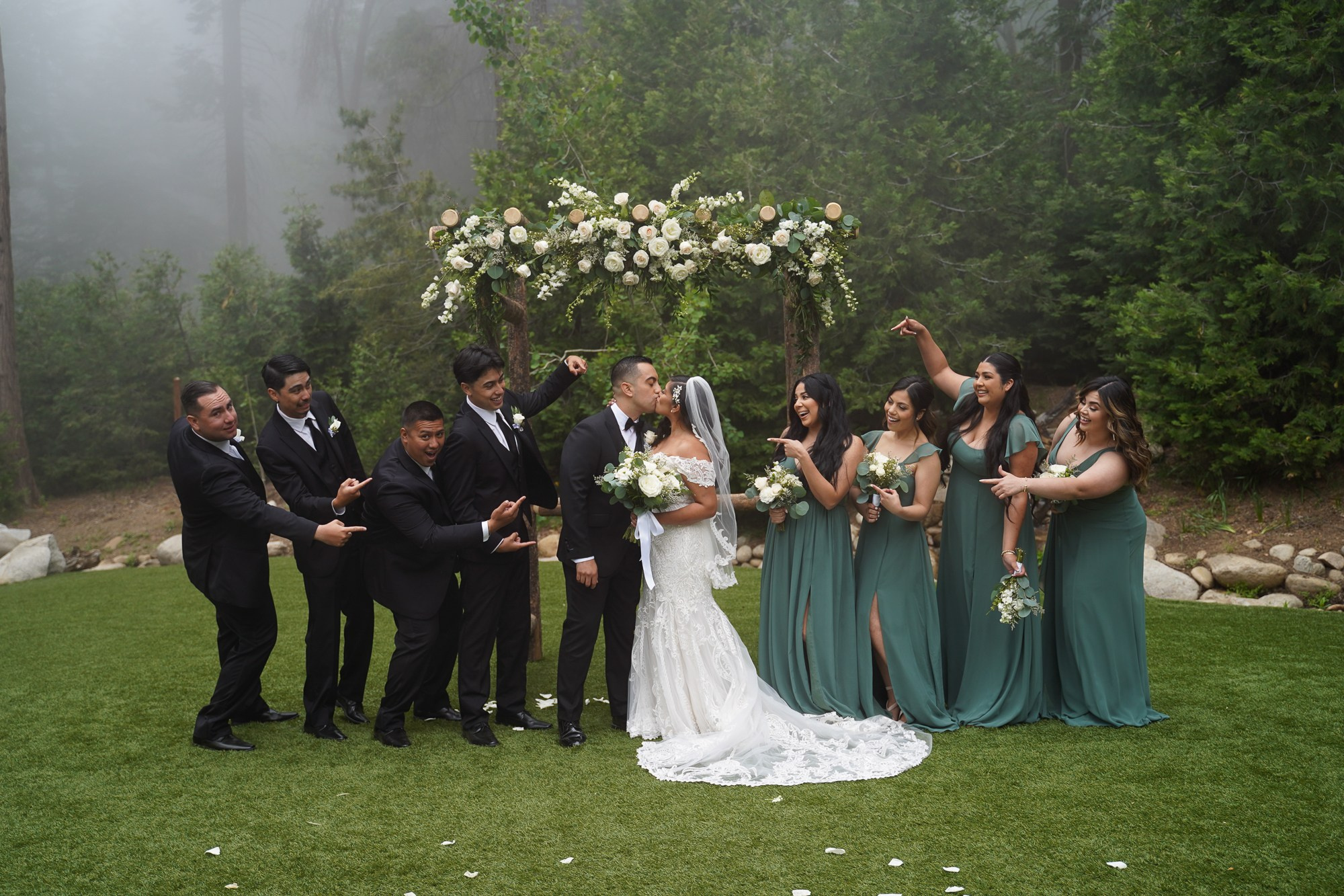 Bridal party wedding photo