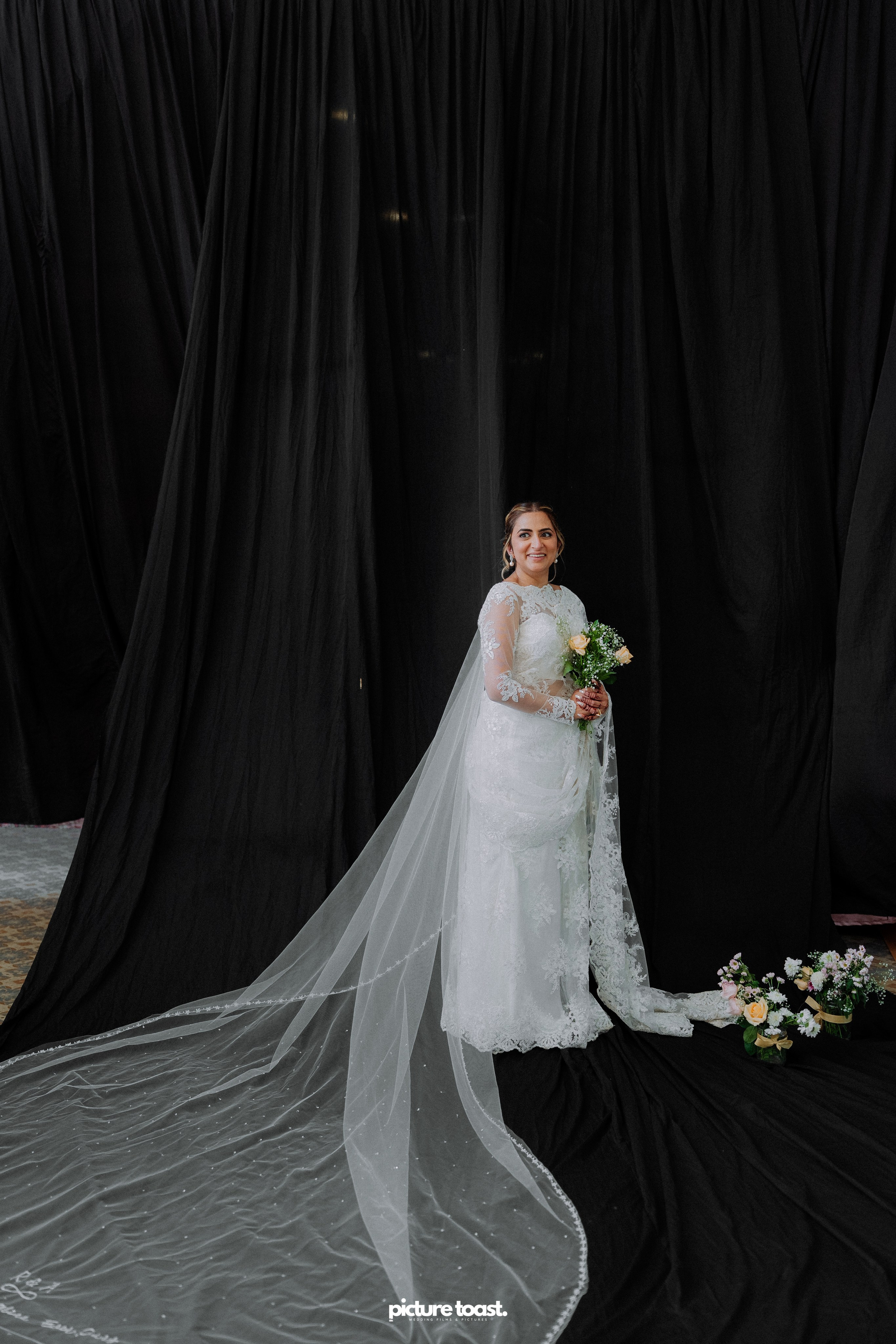 Blessing of Rajiv & Aashna. Fine art Wedding Photographers in India & Canada