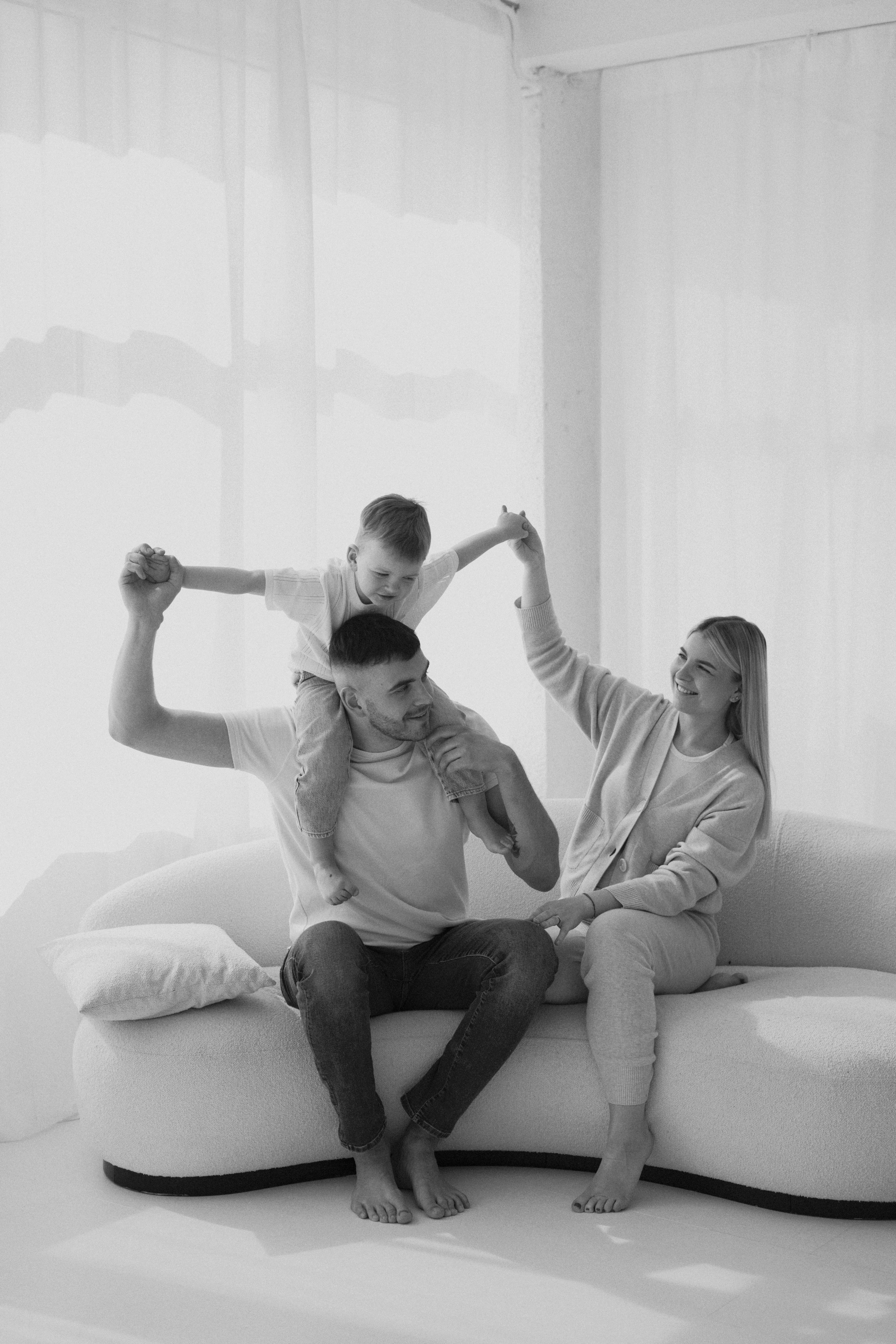 Justės ir Manto šeima. Fotografė Agnė Navickaitė