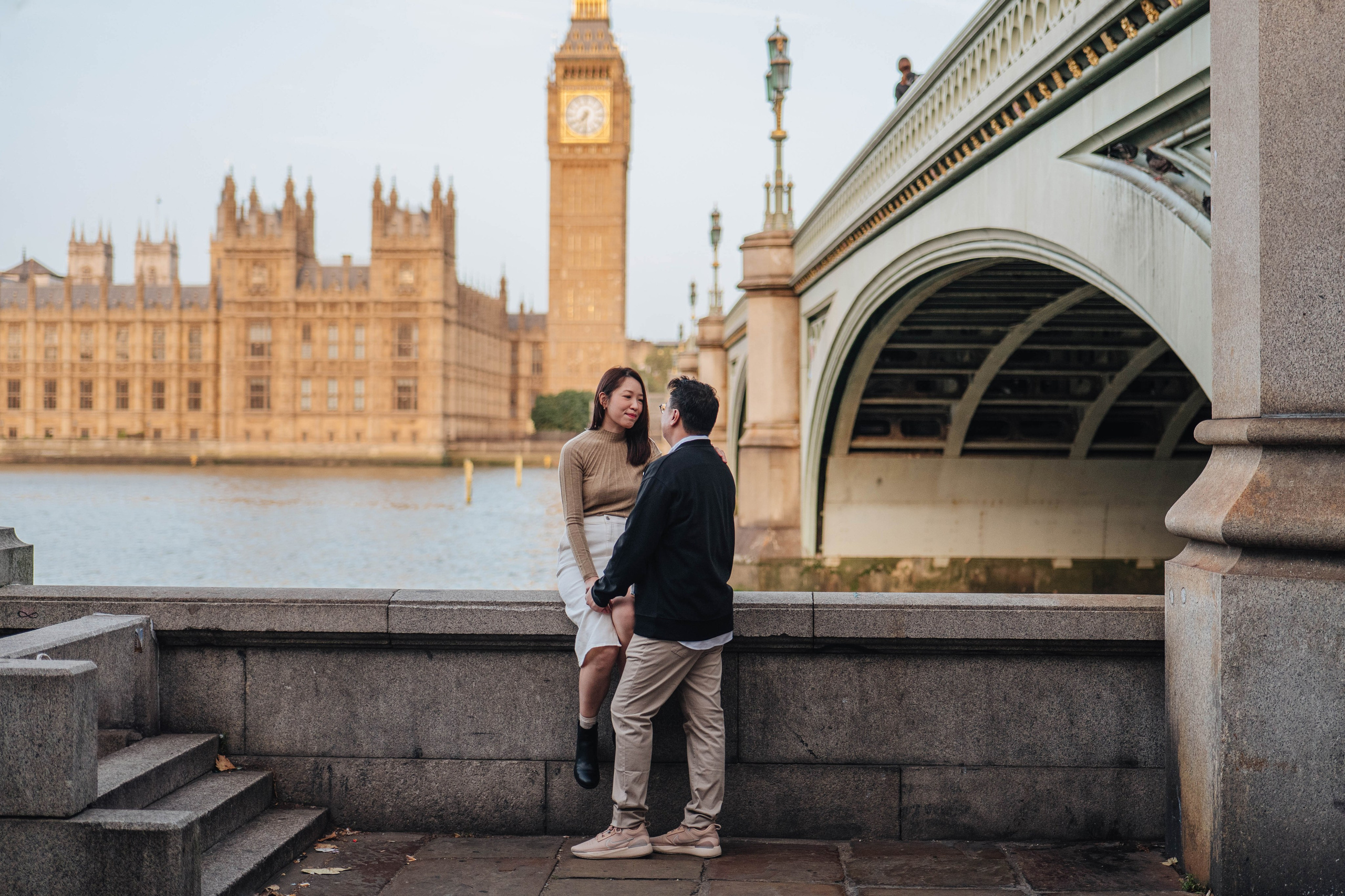 Early morning in central London. Wedding and family photographer in London