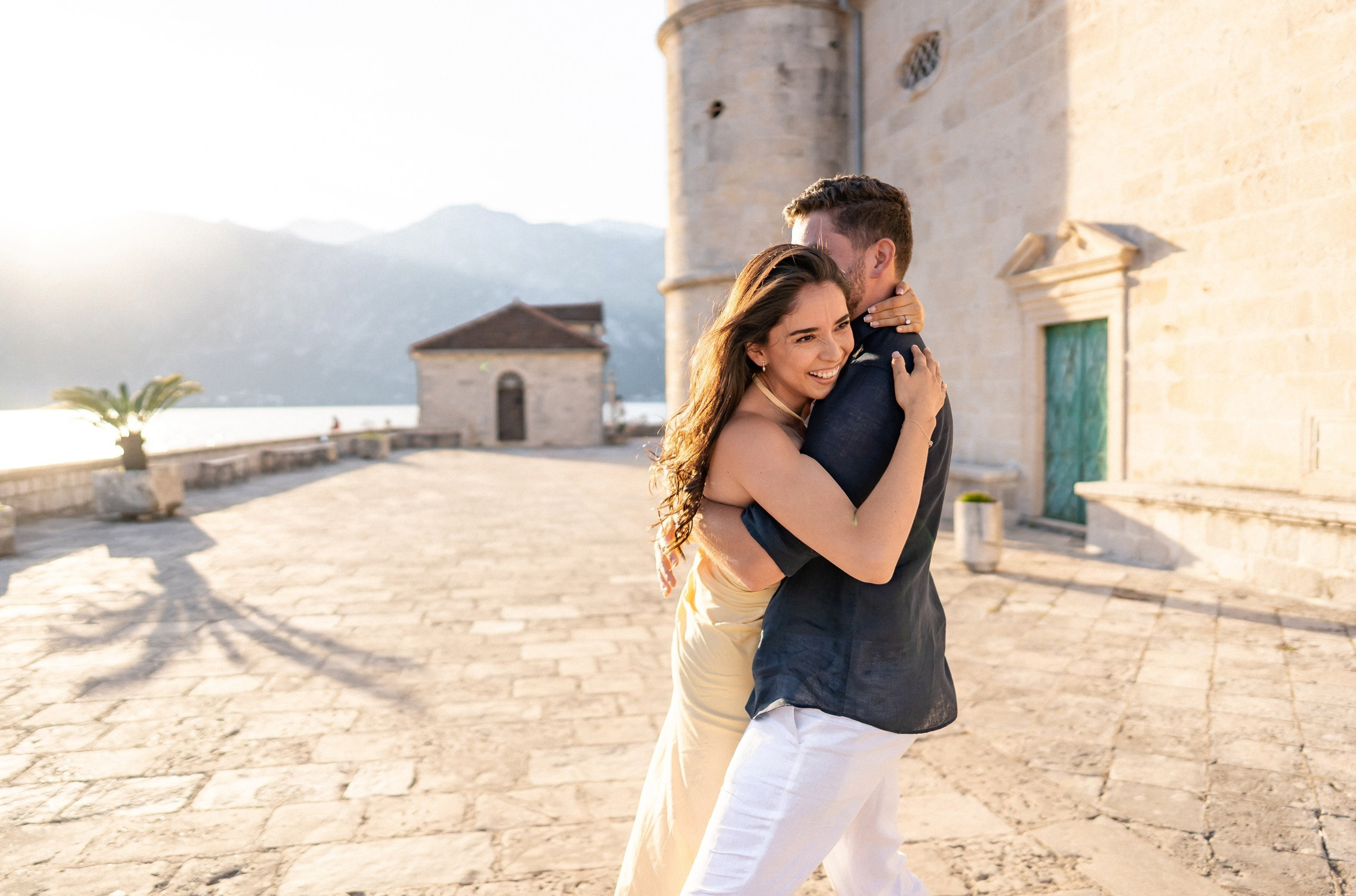Perast Engagement Photoshoot. Bryllupsfotograf og videograf i Montenegro | Maria & Vasilii