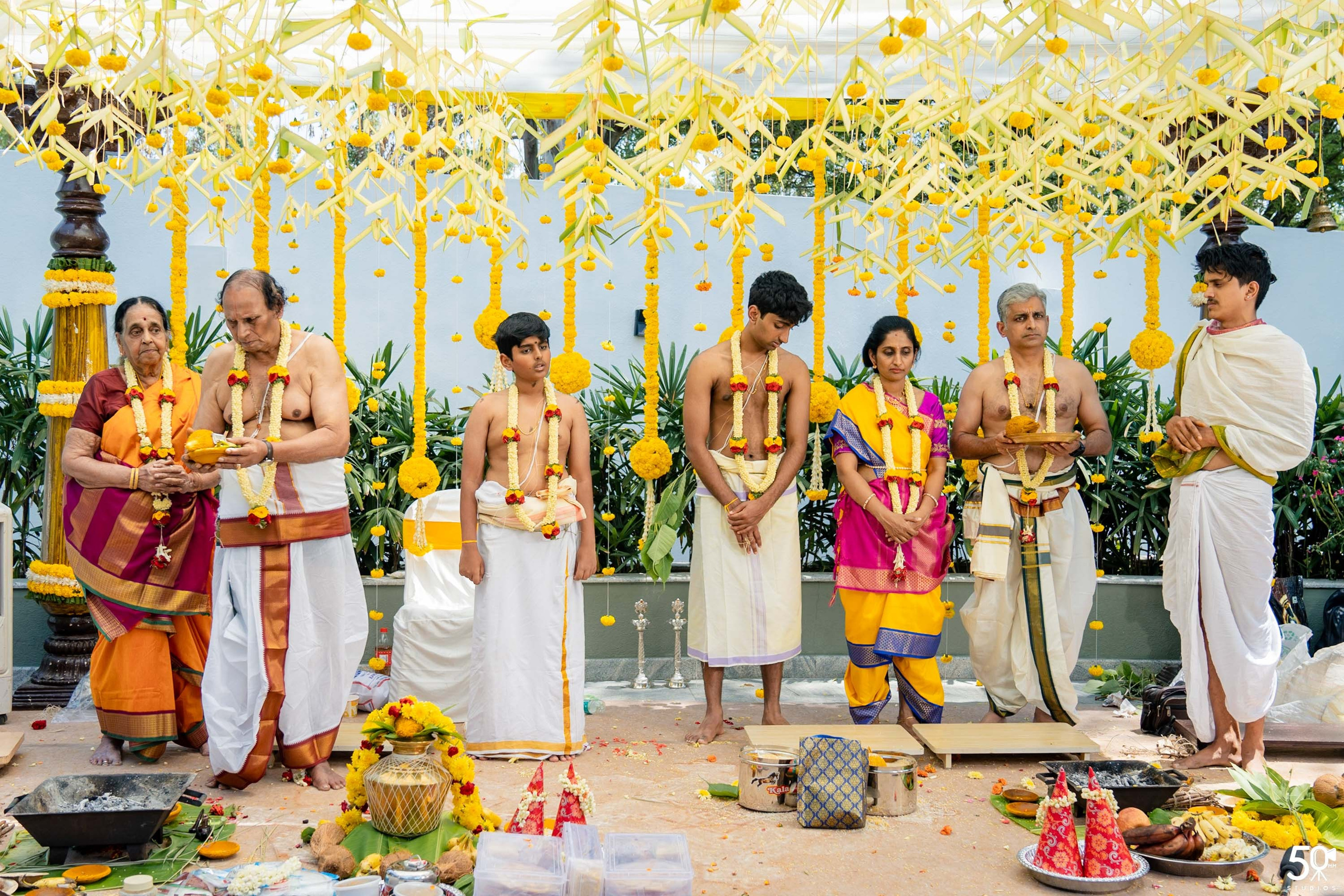 SANJAY AND SAKETH UPANAYANA. 50mm STUDIOS