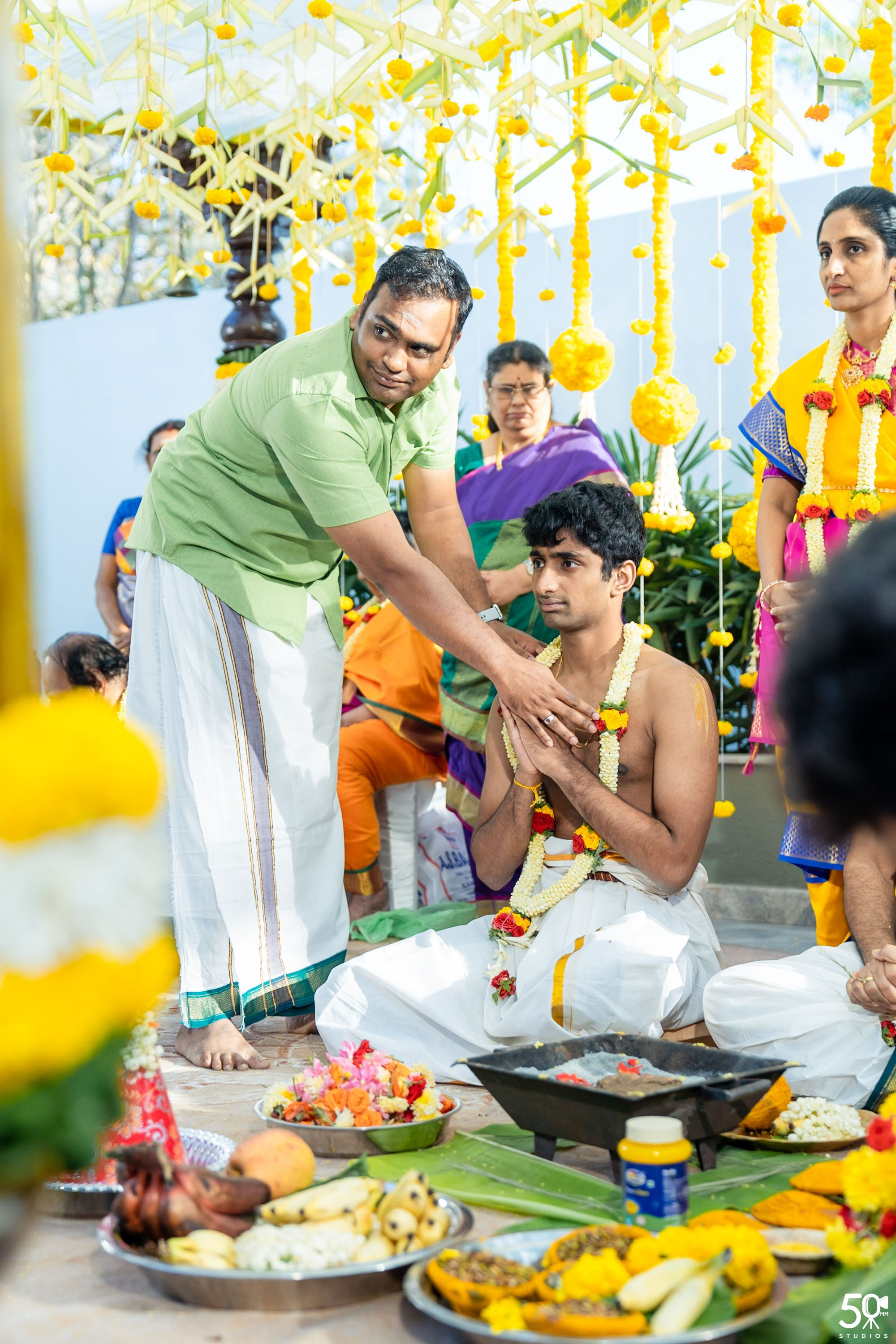 SANJAY AND SAKETH UPANAYANA. 50mm STUDIOS