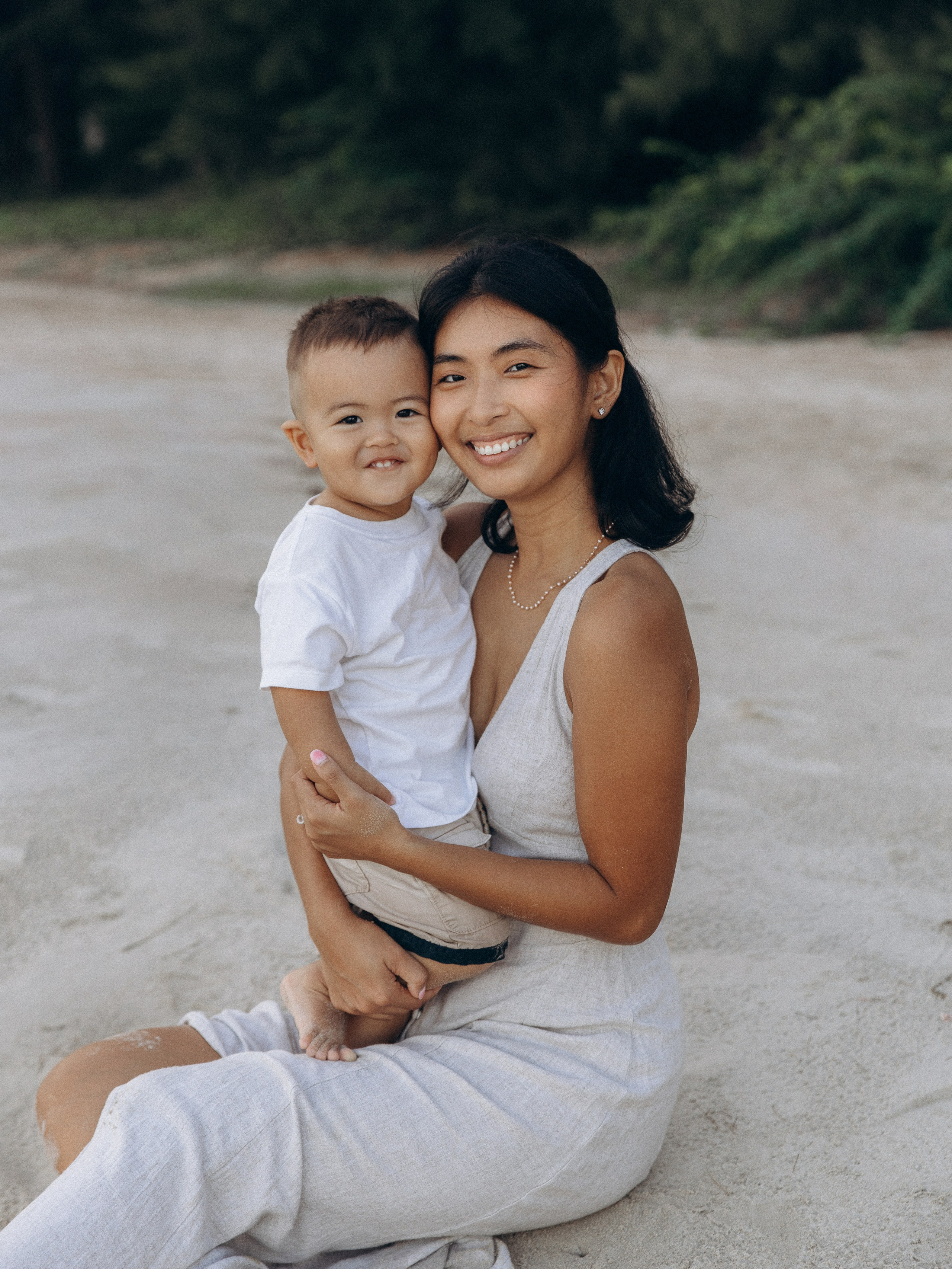 At the beach. Family and wedding photographer in Bangkok, Thailand