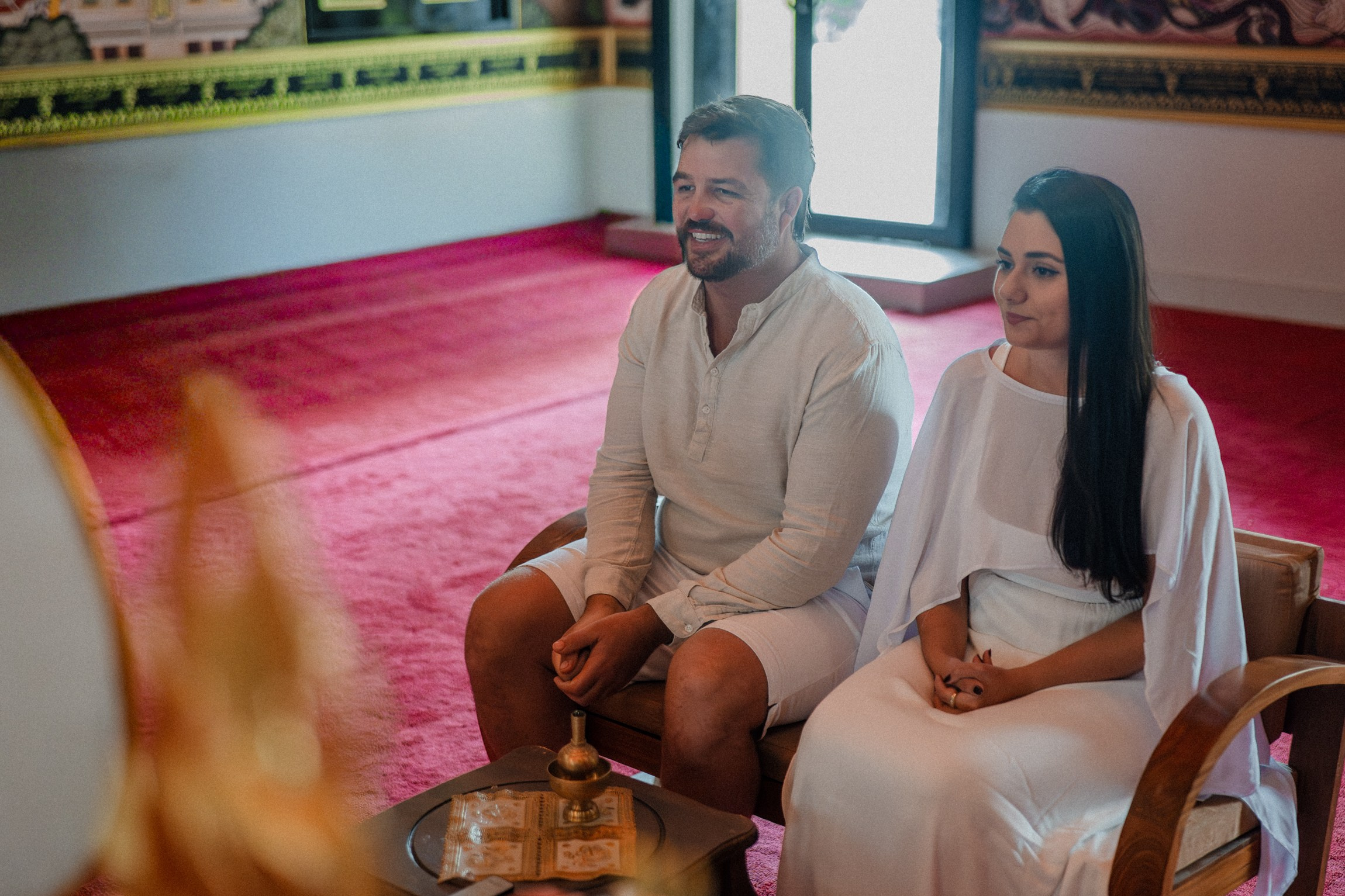 Authentic Buddhist Wedding Blessing Ceremony in Koh Samui, Thailand