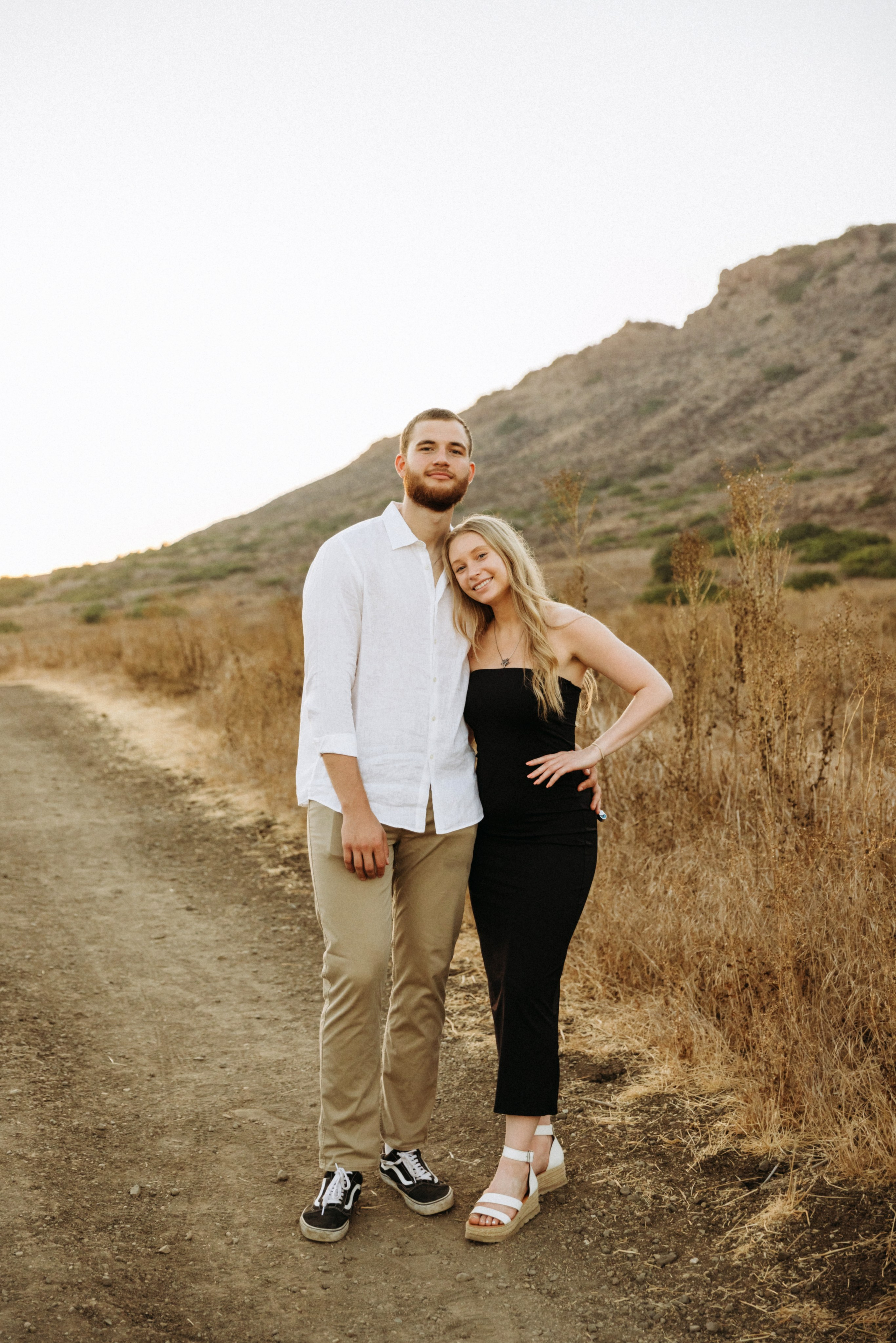 Anniversary Photoshoot at Sunset in a Scenic Field | Taya Frank. Southern California Family and Couple Photographer