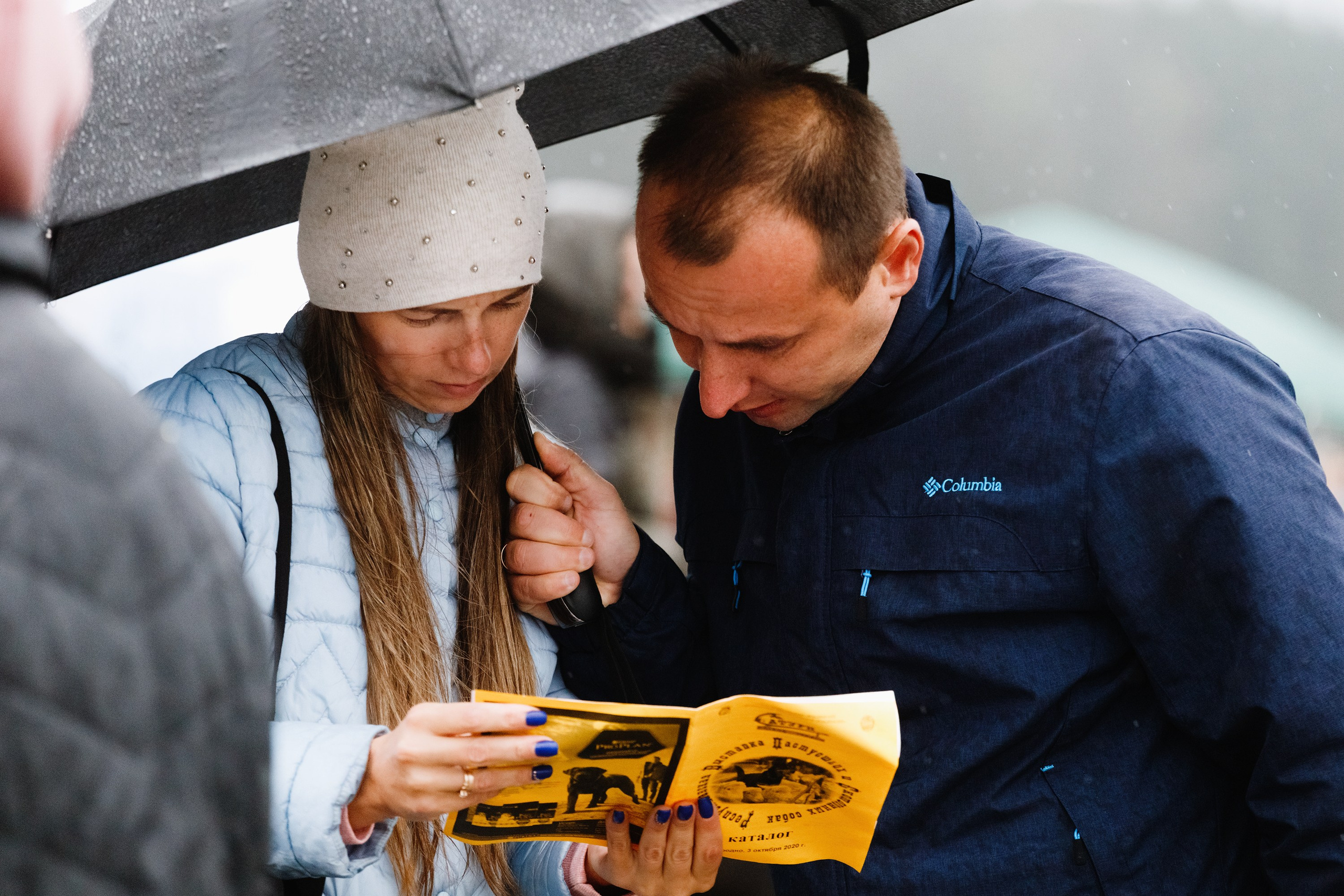 Rainy dog show in Grodno. Kaja | fotograf we Wrocławiu | ludzie i psy