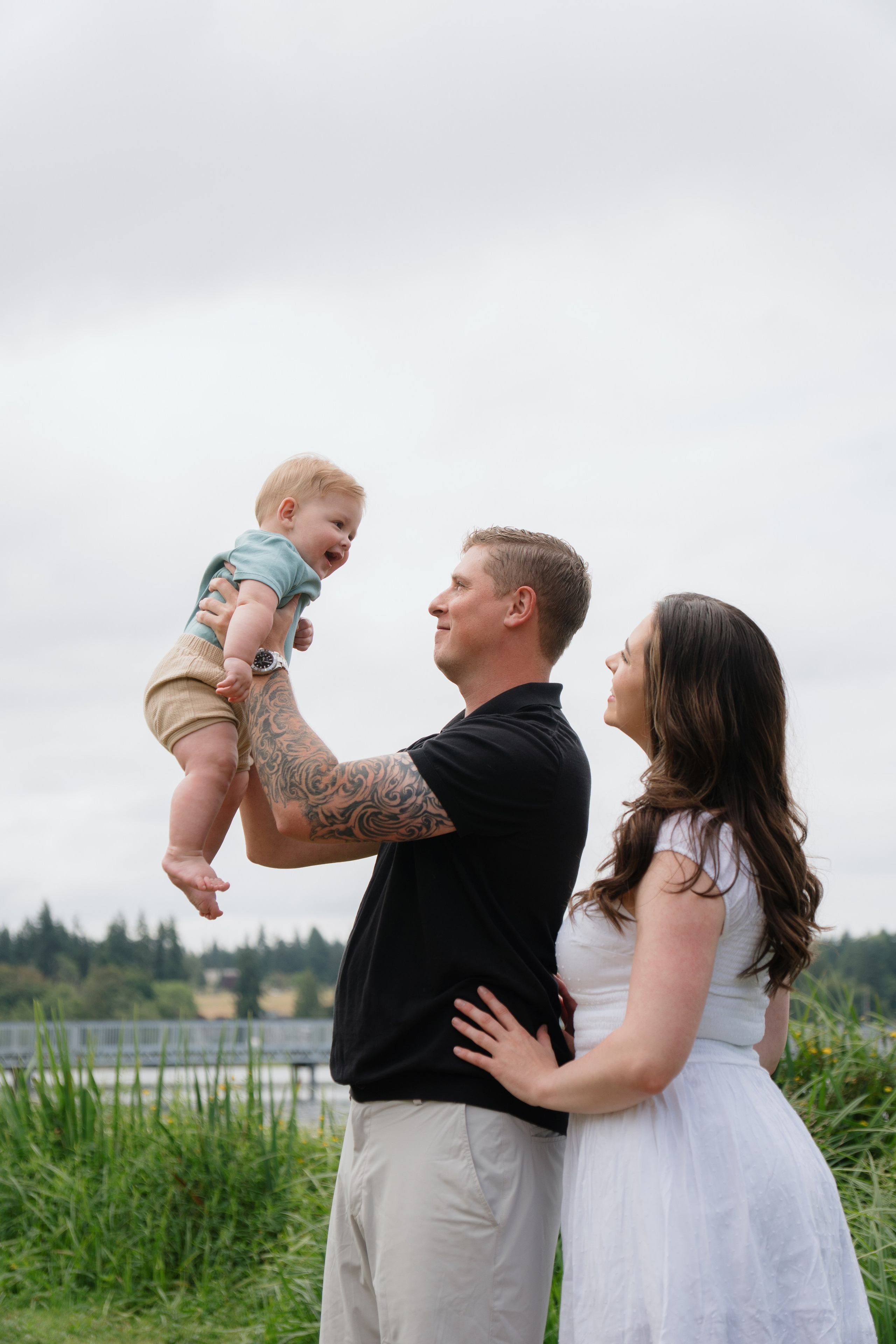 Austin’s family. Photographer in Washington Sophia D