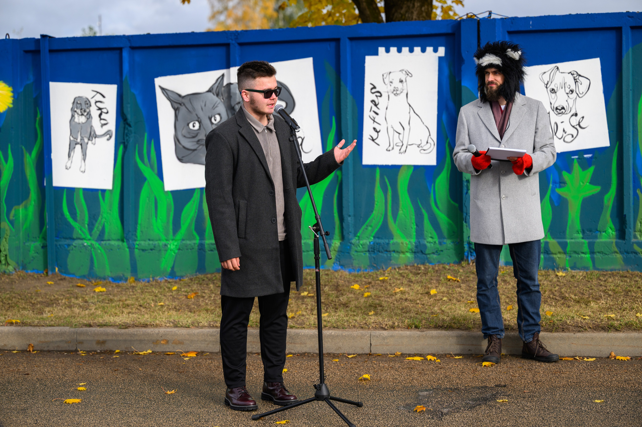 Rēzeknes dzīvnieku patversmes izglesnotās sienas atklāšana. Ritvars Pujats Emotion Photographer