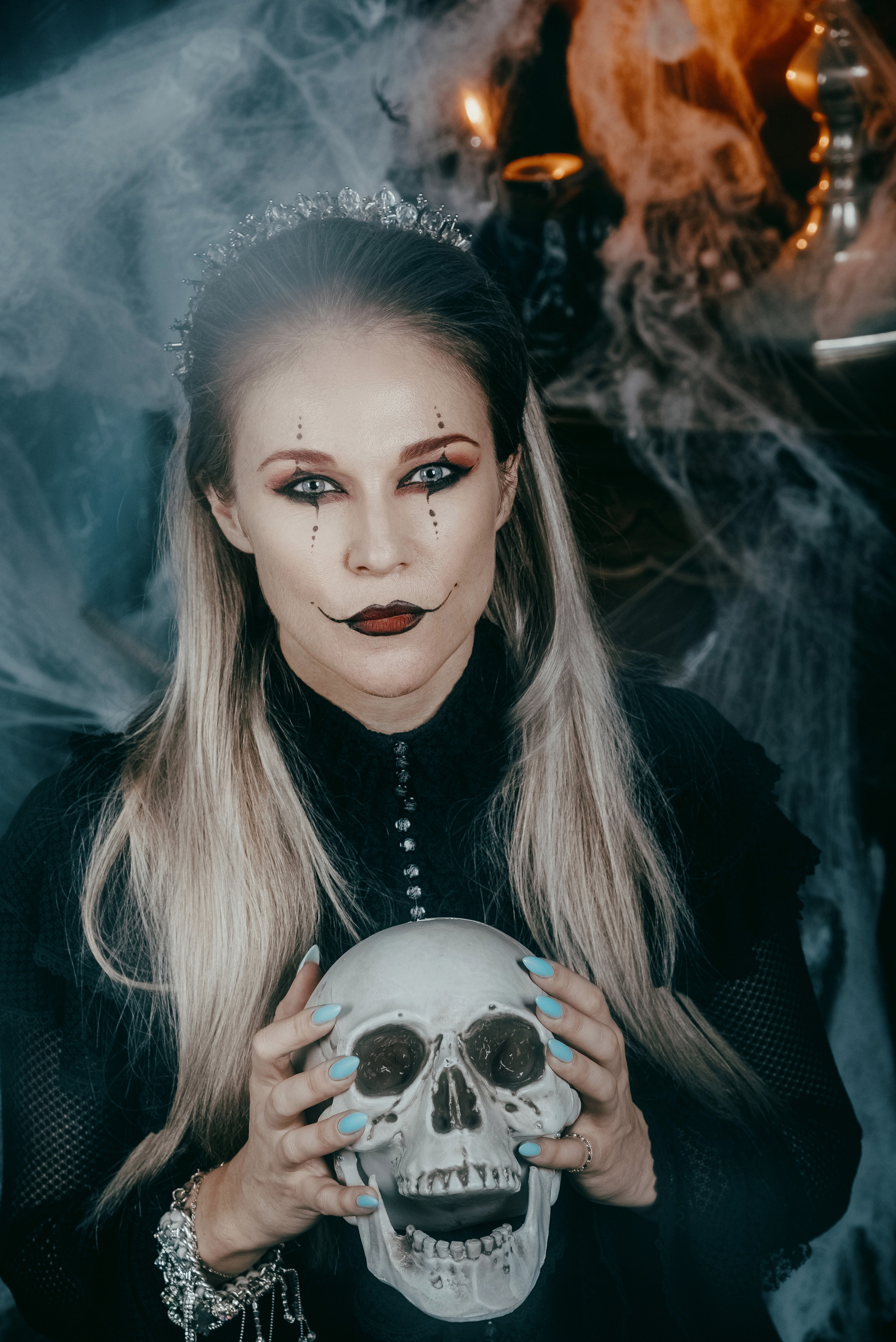 Halloween themed studio photo shoot 