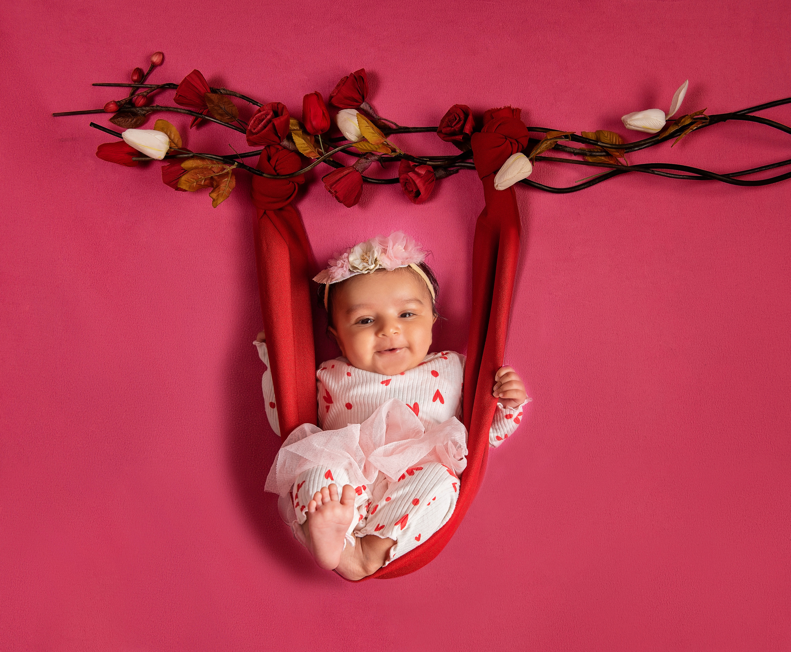 Gorgeous 2 months baby girl newborn photo shoot Nairobi Kenya 