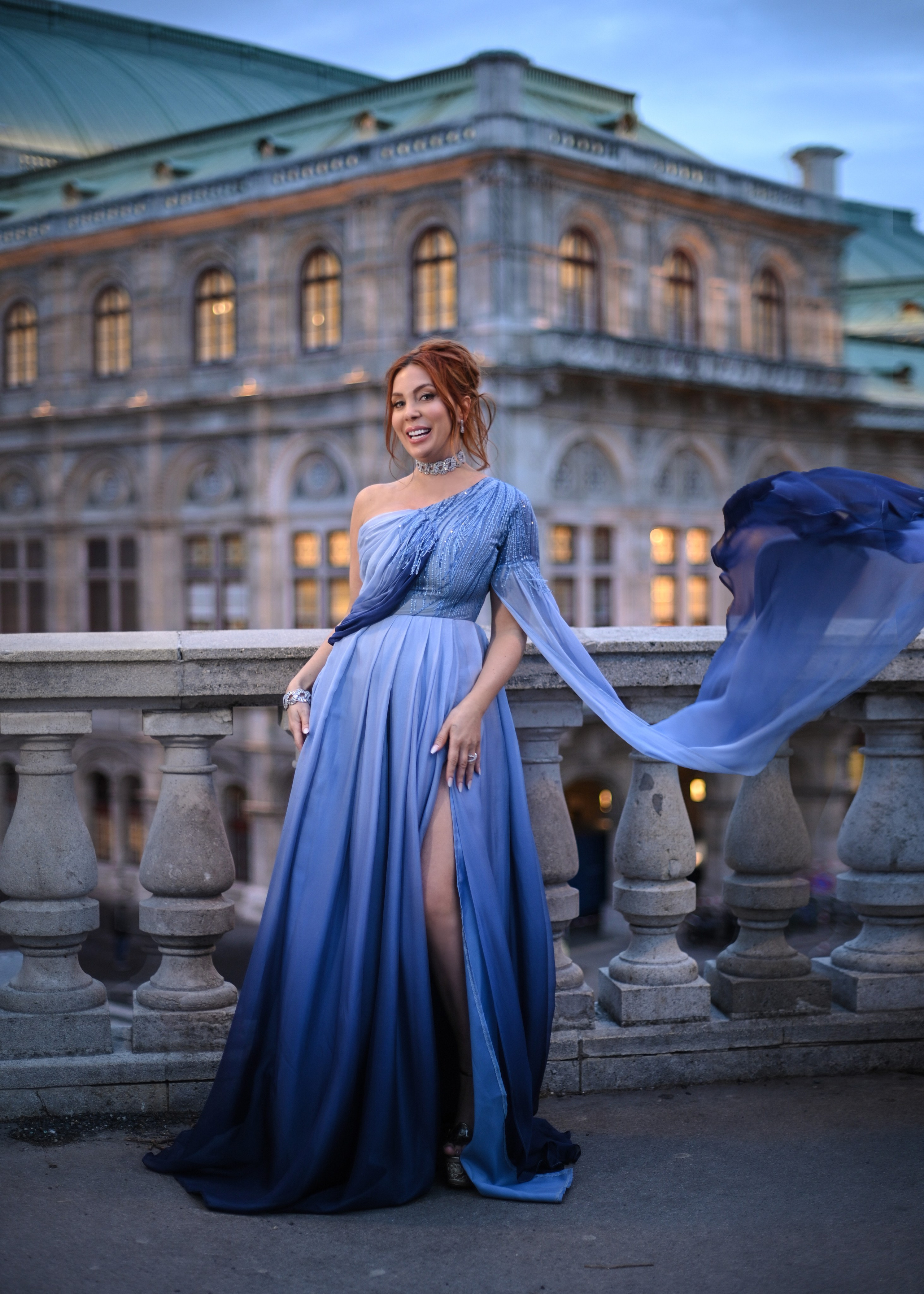 Tara for Viennese Opera Ball. Photo Vienna and Bratislava