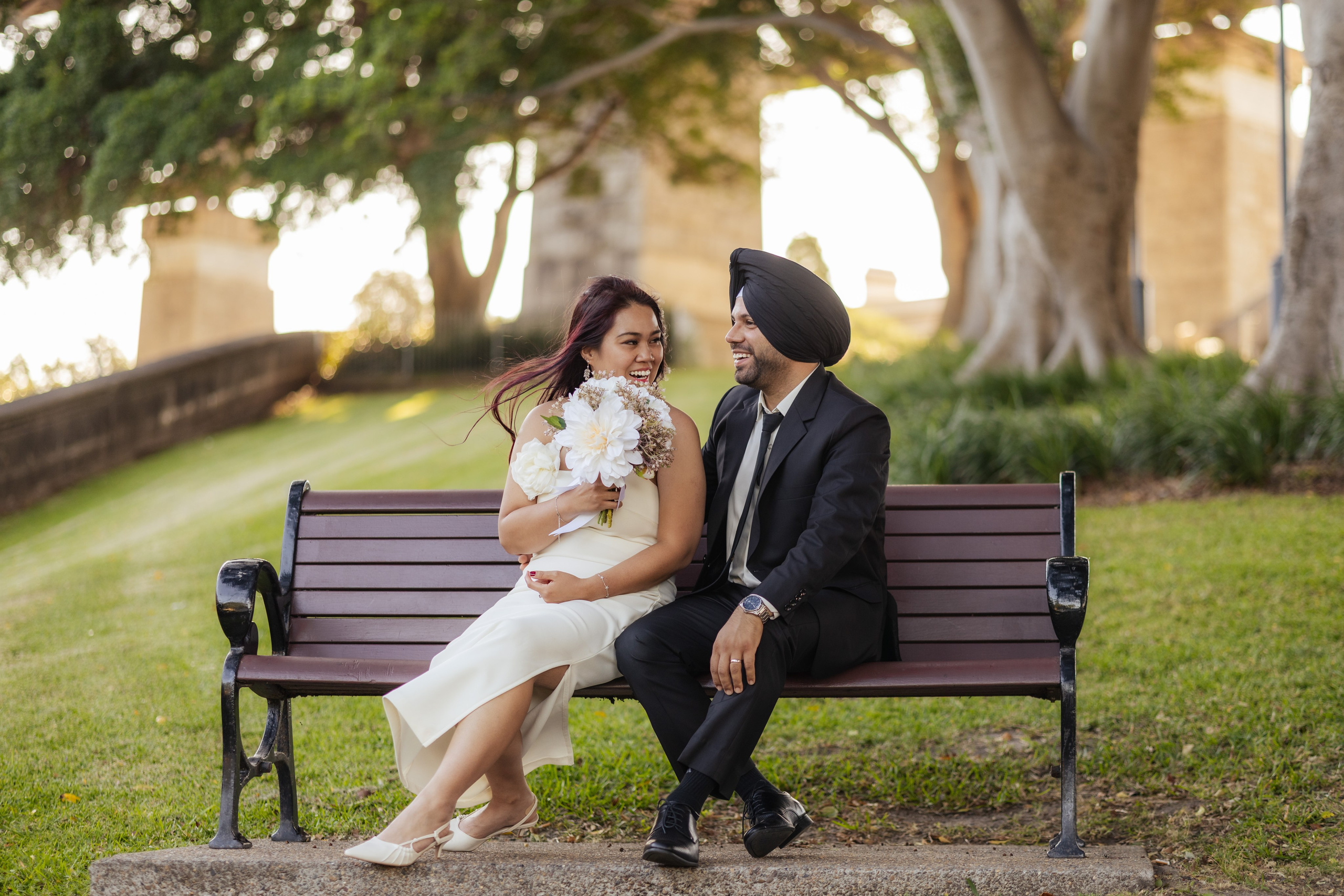 Sunshine and Harminder’s wedding photo session. True Story Photography