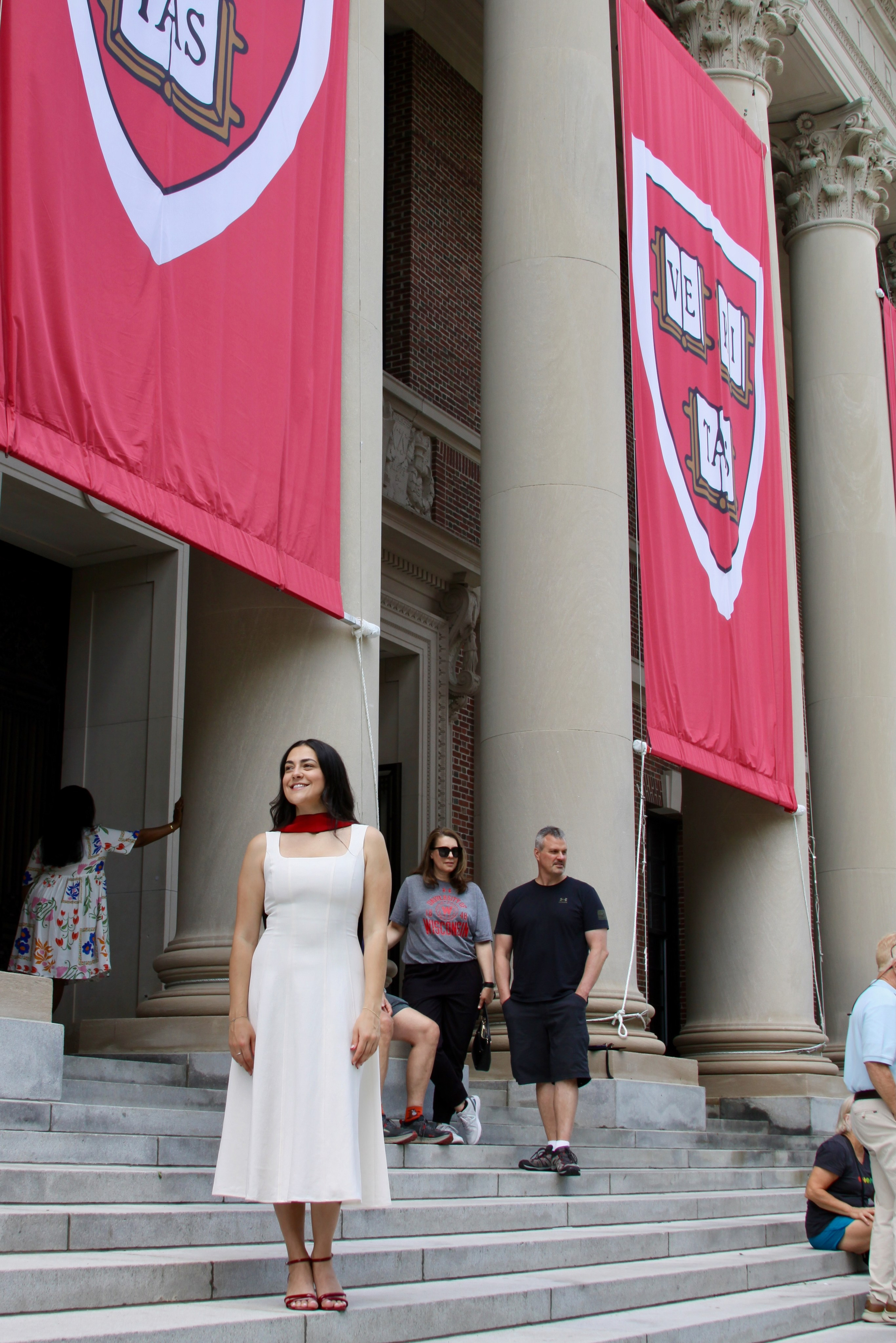 Masters graduation with Talia (group shoot). Kelly Sang, graduation and portrait photographer in Boston