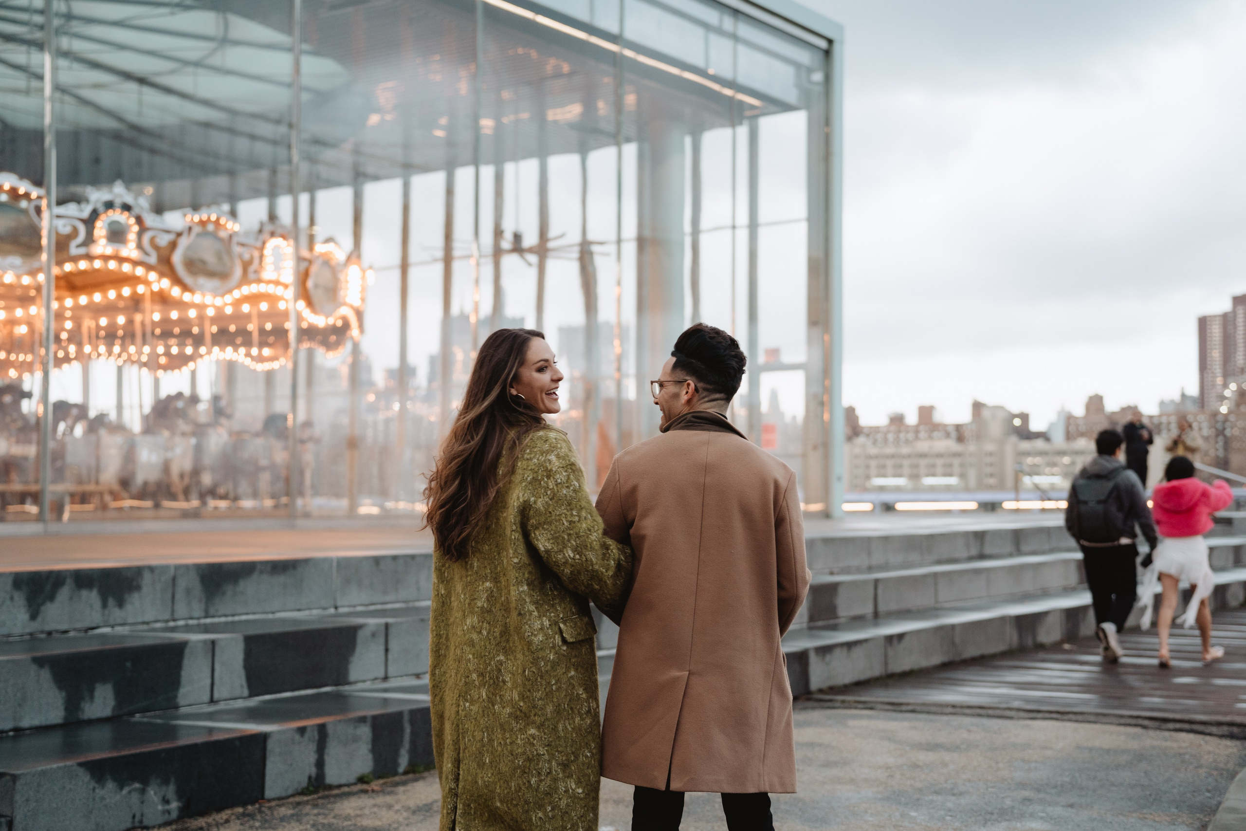 Castenzio&Brenna Proposal. Photographer in New York Faery By Mary