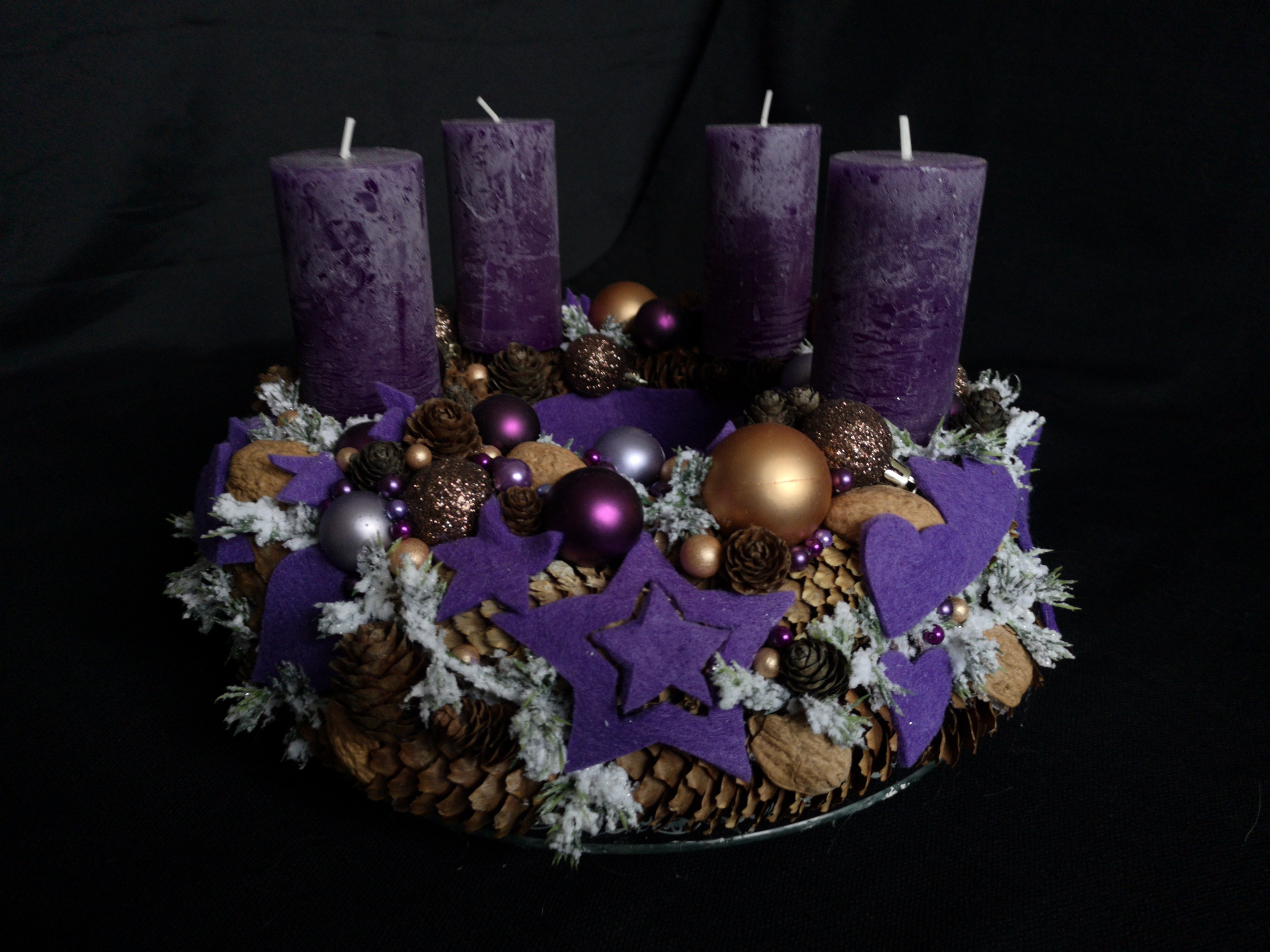 Adventes vainadziņi. Event design, decoration, floristry, gift, Irina Novika, Riga, Latvia