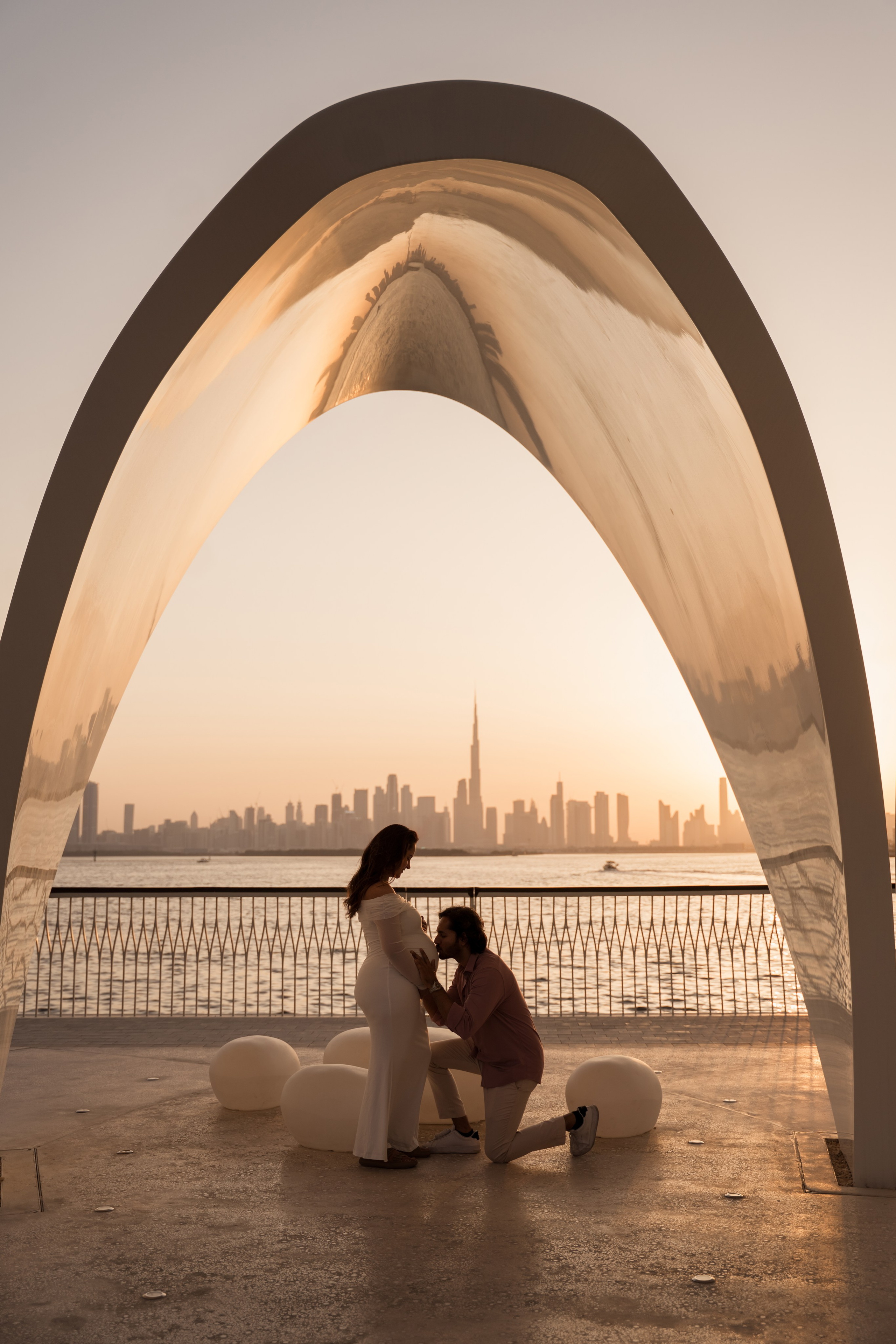 Sunset Symphony of Love. Angela Iakovleva — Family Photographer in Dubai
