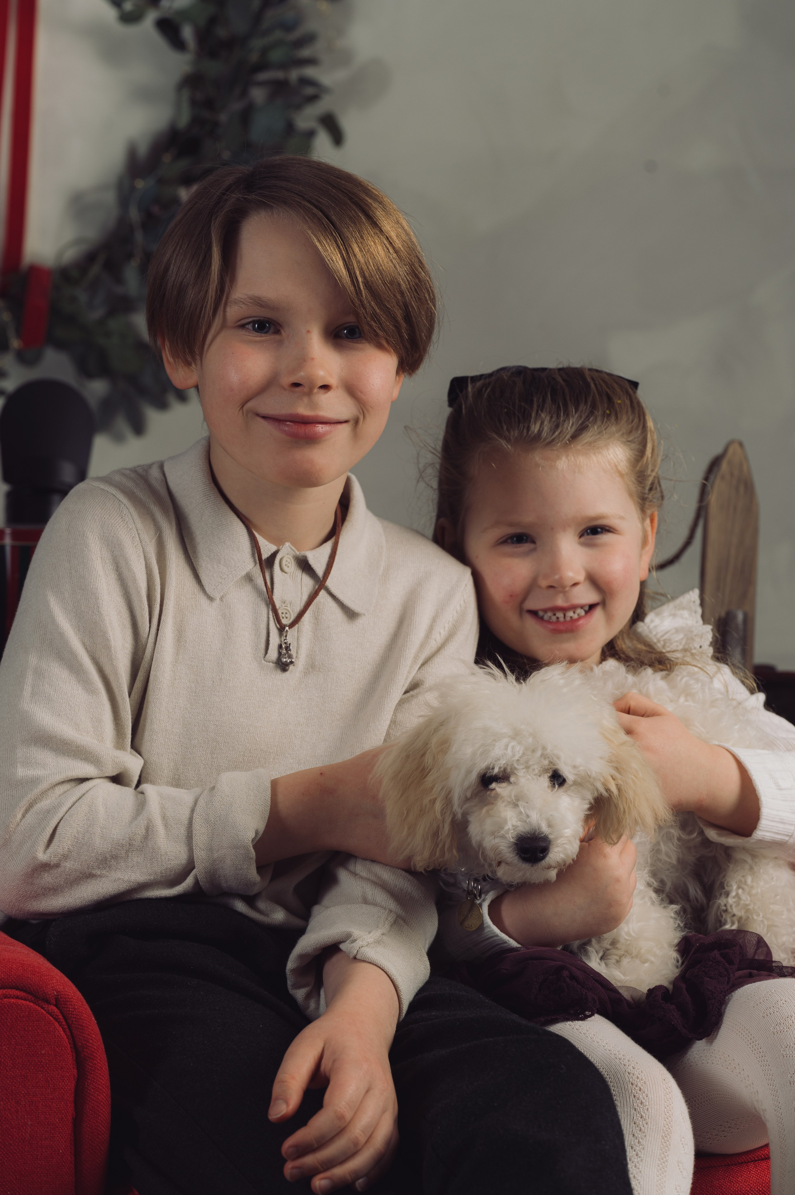 Julefotograferinger i studio i Narvik. 