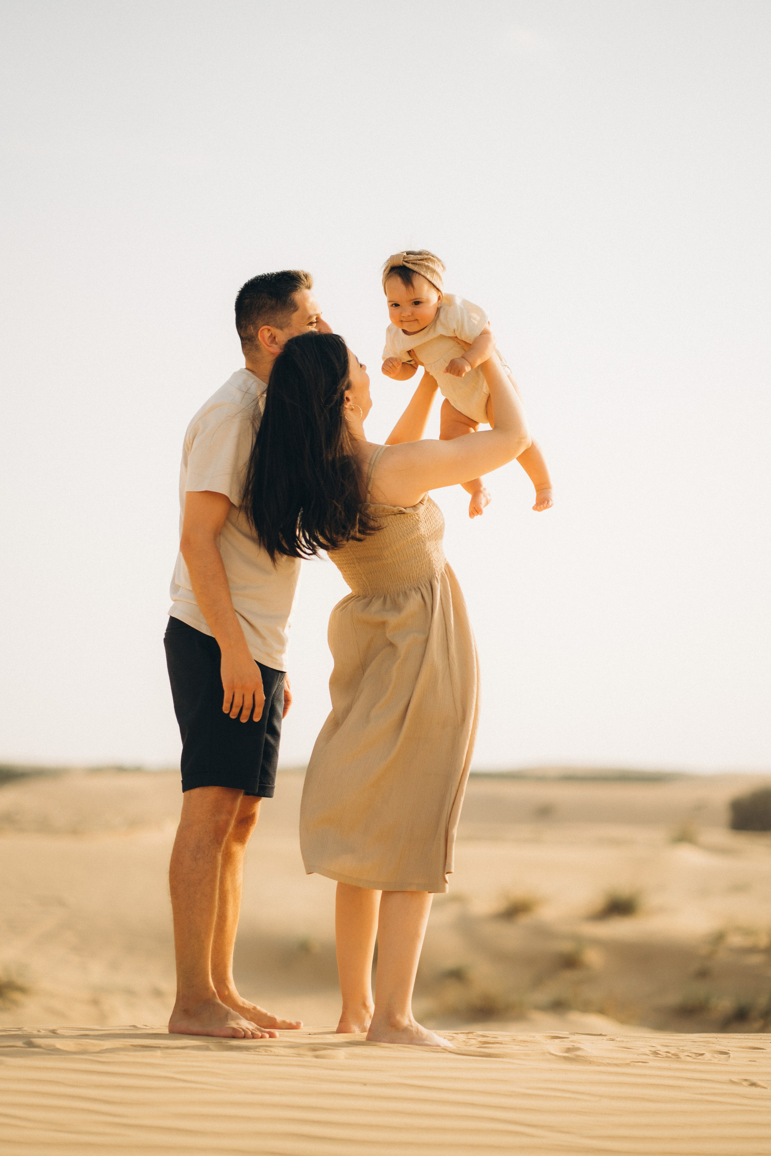 Sunset in the desert. Angela Iakovleva — Family Photographer in Dubai