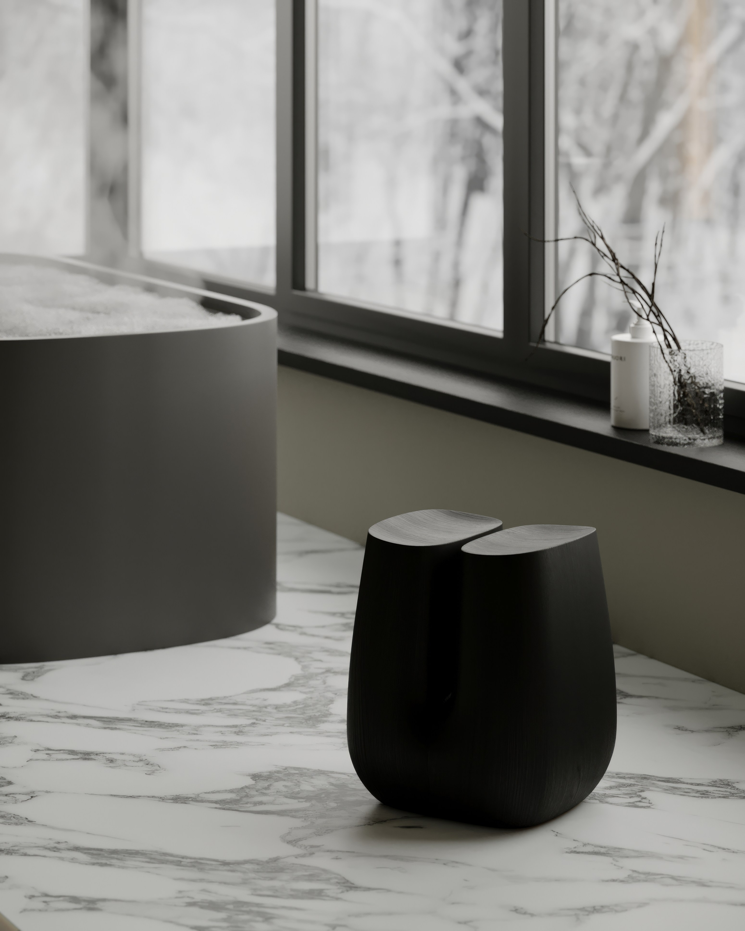 AS [Dark bathroom]. Anastasia Sorochin| 3d Visualization
