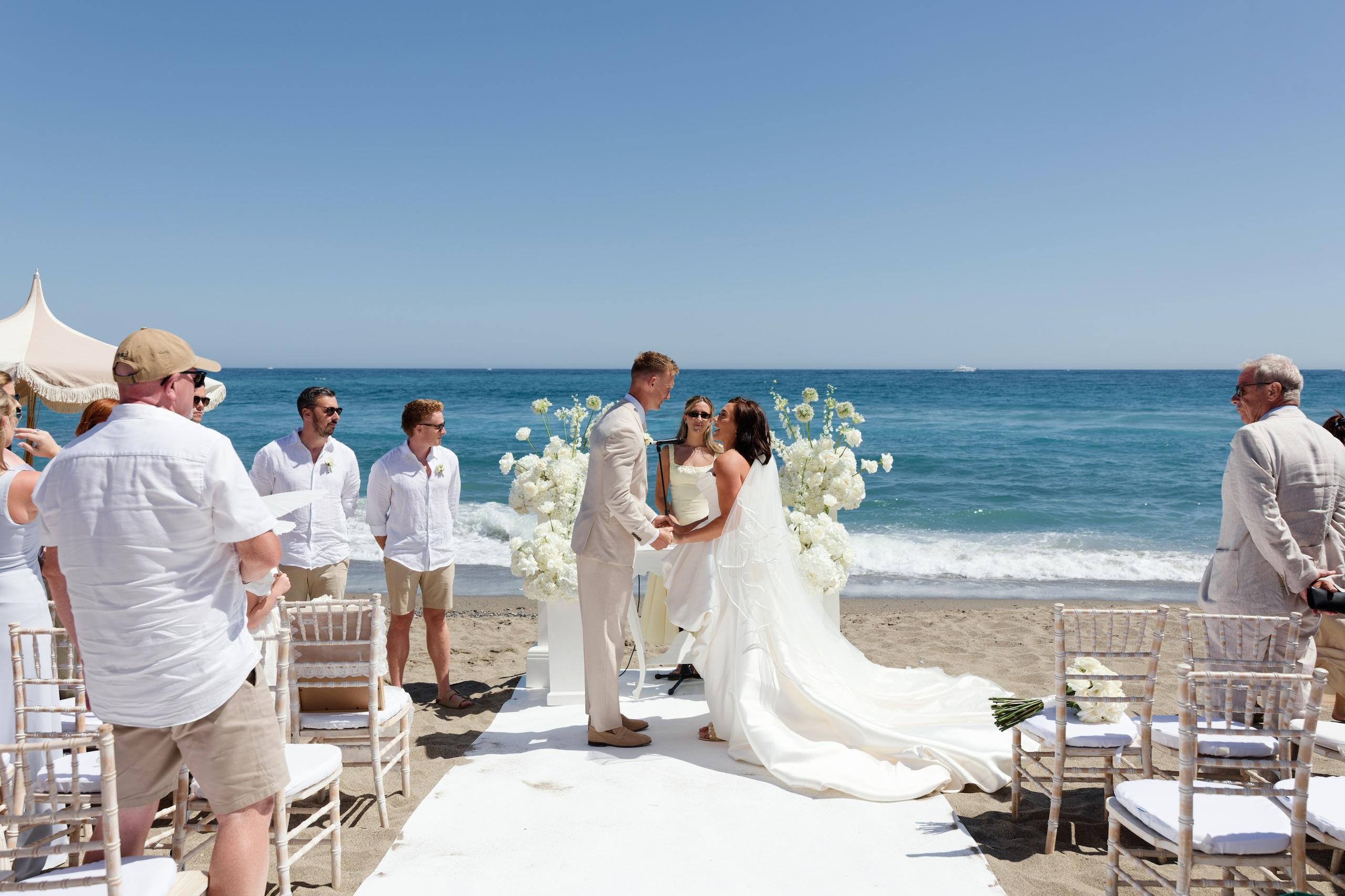 Beach Wedding in Marbella PREVIEW. Destination Wedding Photographer — Nikita Burtsev