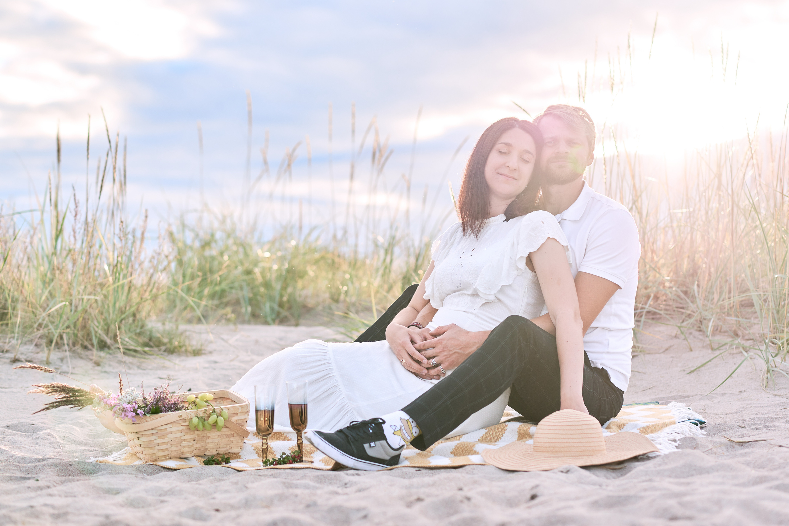 Familj / Gravid. Family and portrait photographer Natalja Biteniece