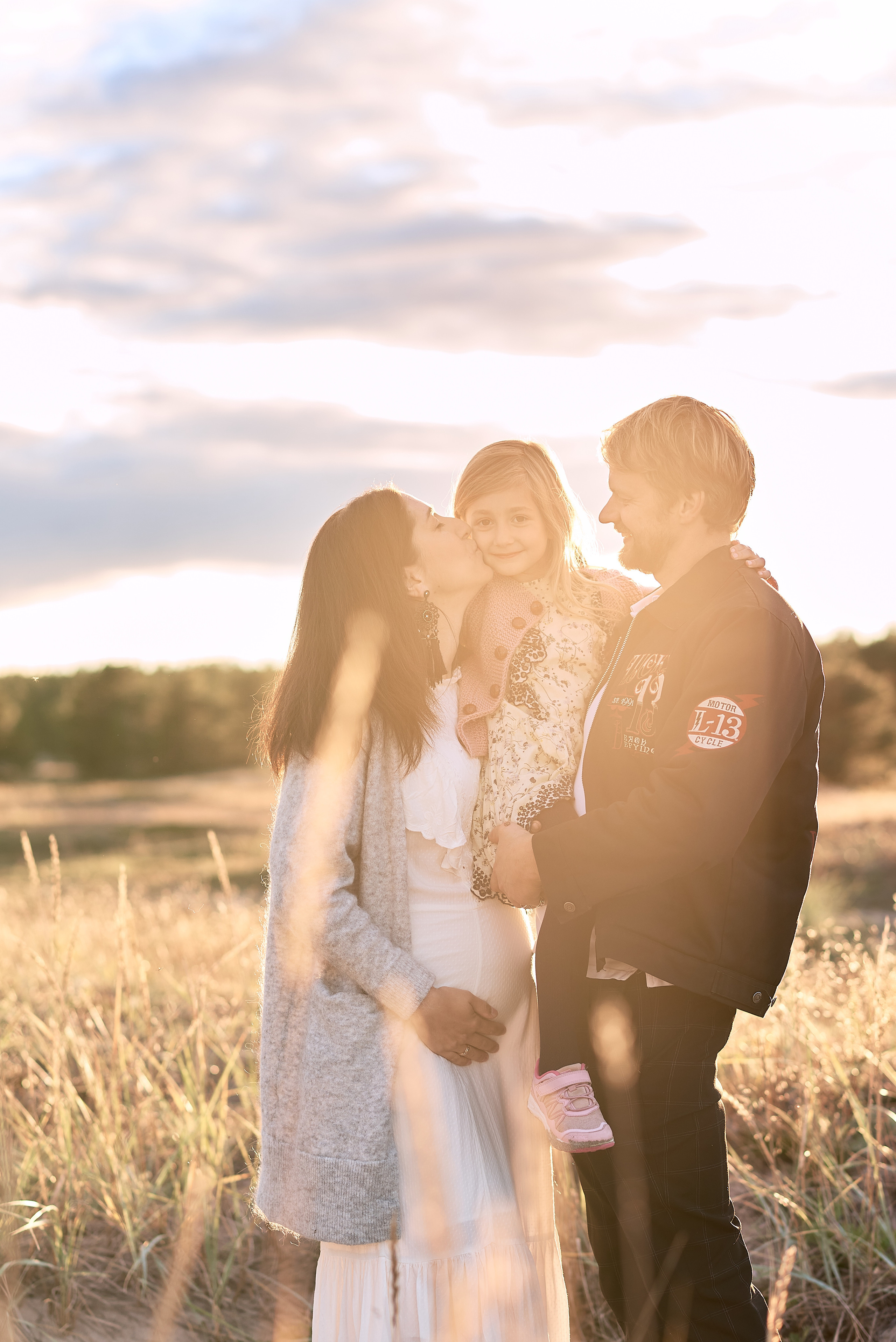 Familj / Gravid. Family and portrait photographer Natalja Biteniece