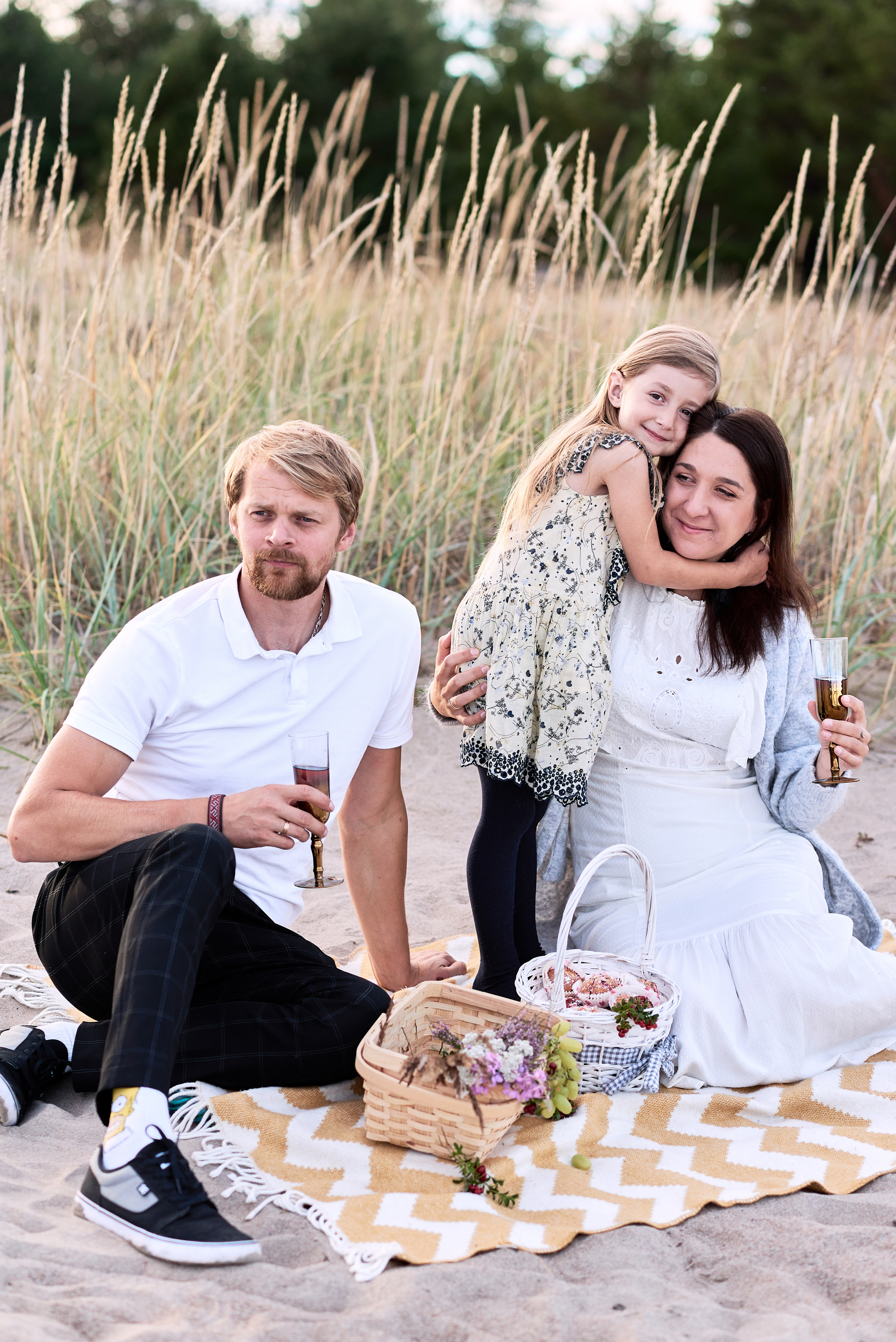 Familj / Gravid. Family and portrait photographer Natalja Biteniece