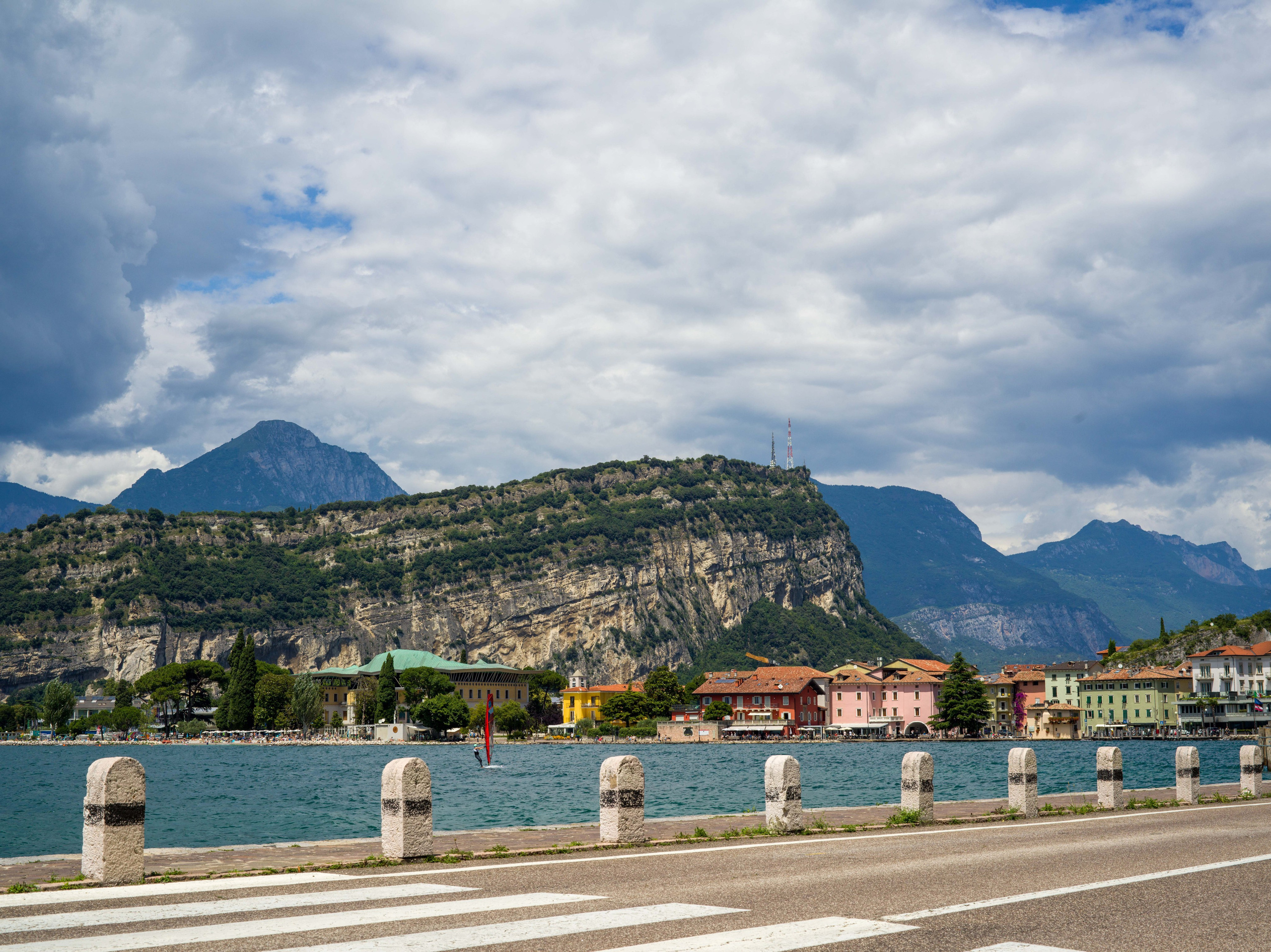 Stunning views of Lake Garda captured in natural light, perfect for wall art and home decoration.