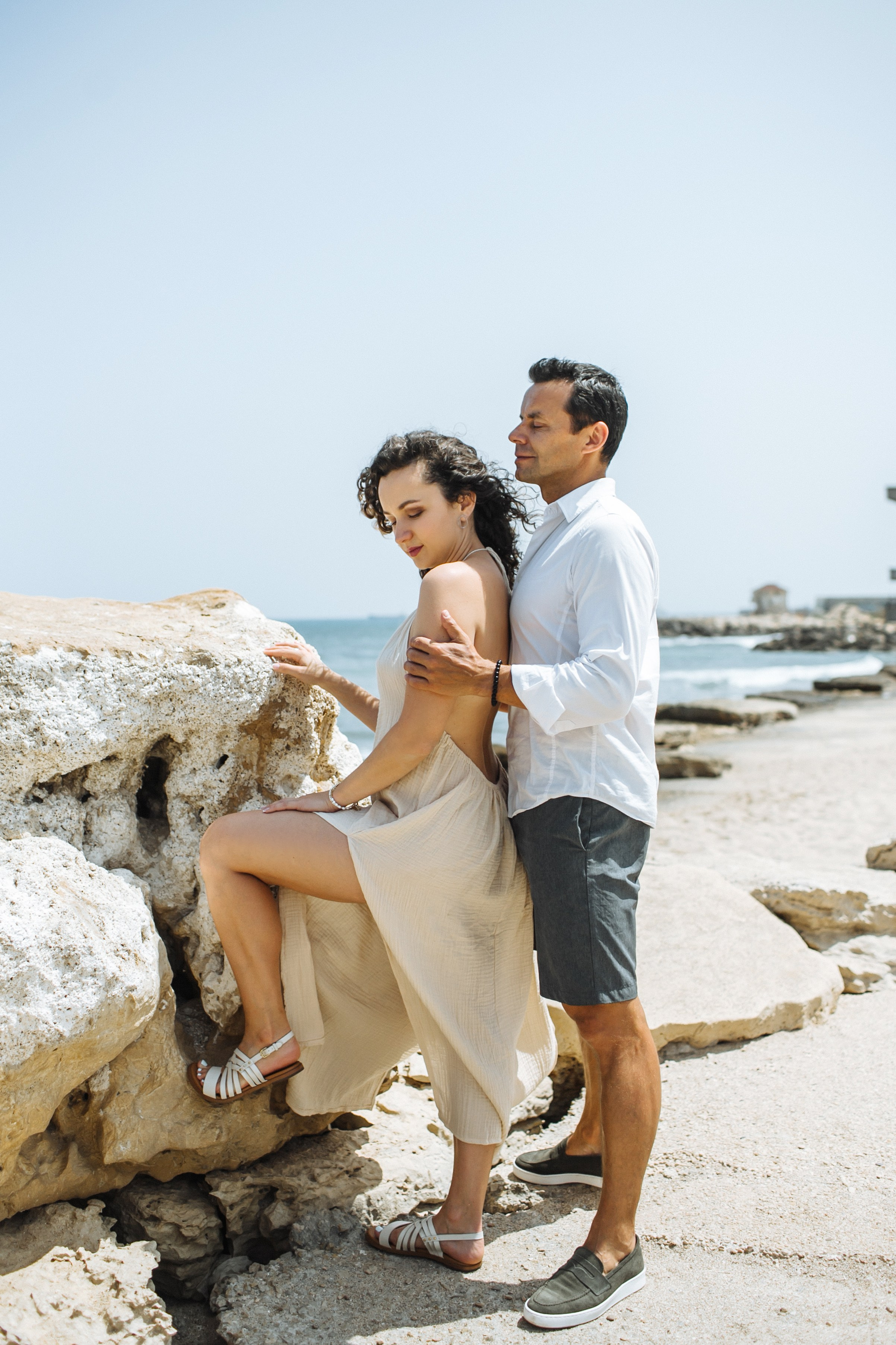 Morning in Bat Galim. Family photographer in Israel