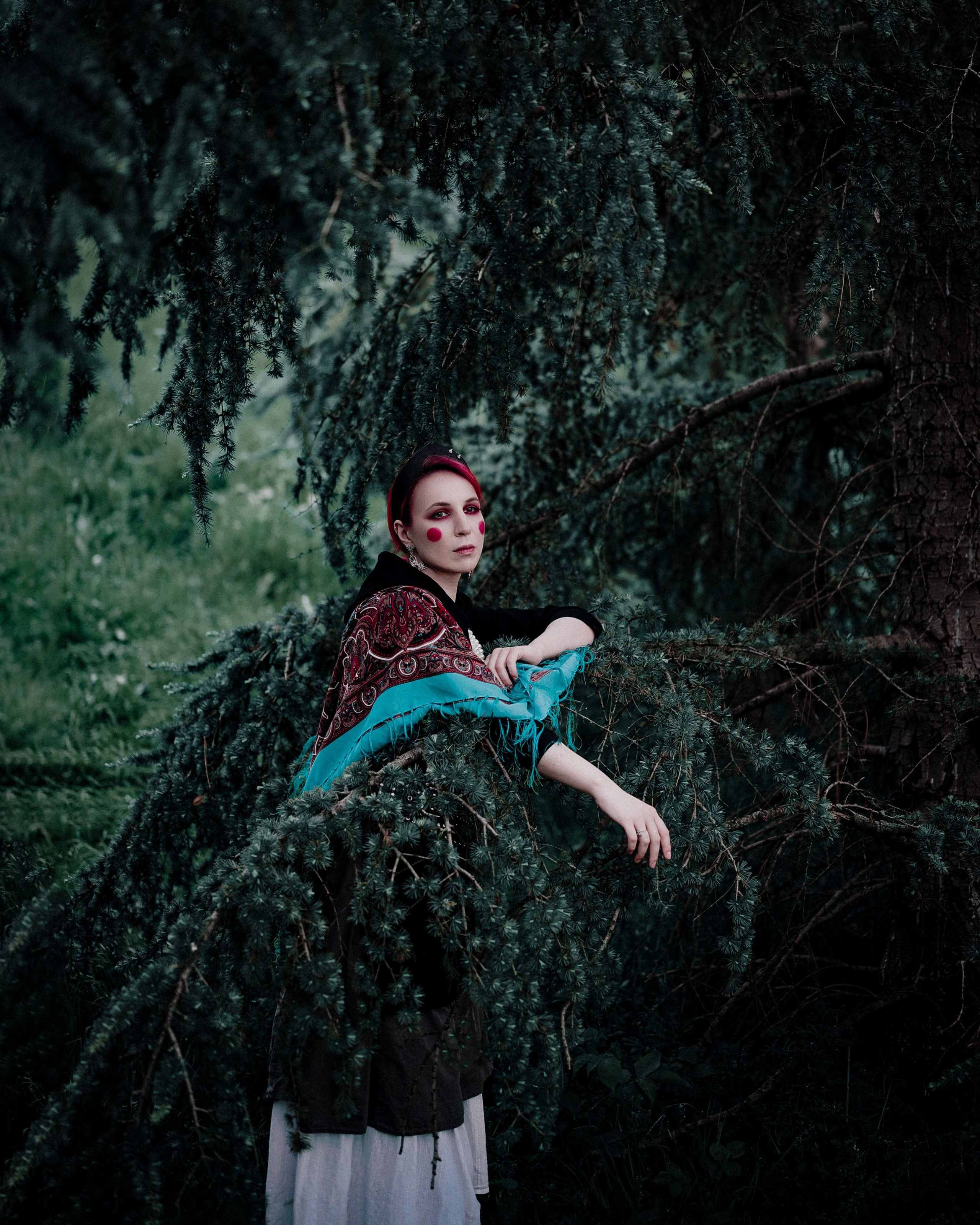 Dark Slavic Fairy-tale in Fir Trees. Moth & Moss Photography