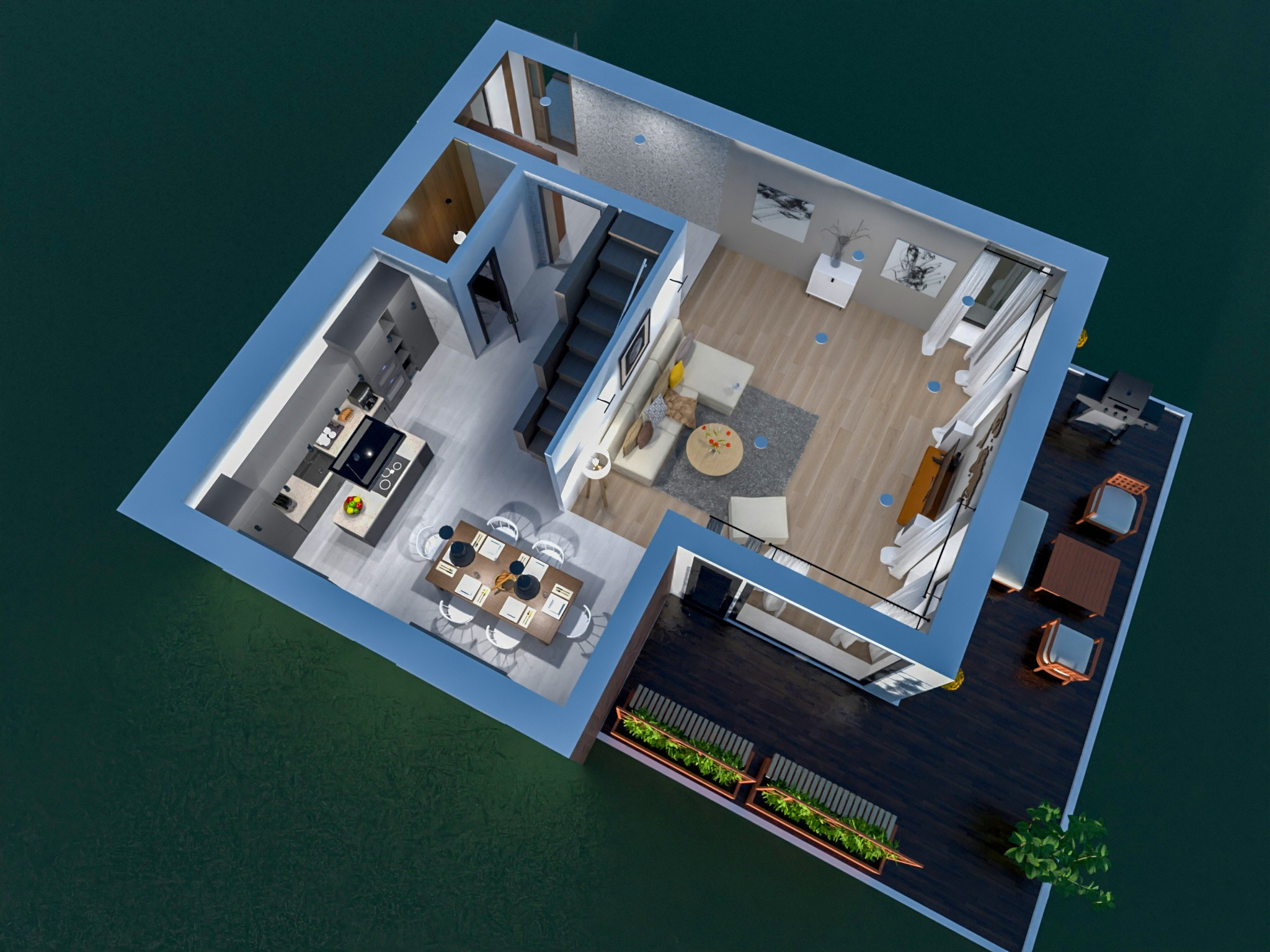 Pagubės sodų 11-oji 16, Vilnius. Namas su nepilna apdaila. Elina Sapiega fotografė Vilniuje