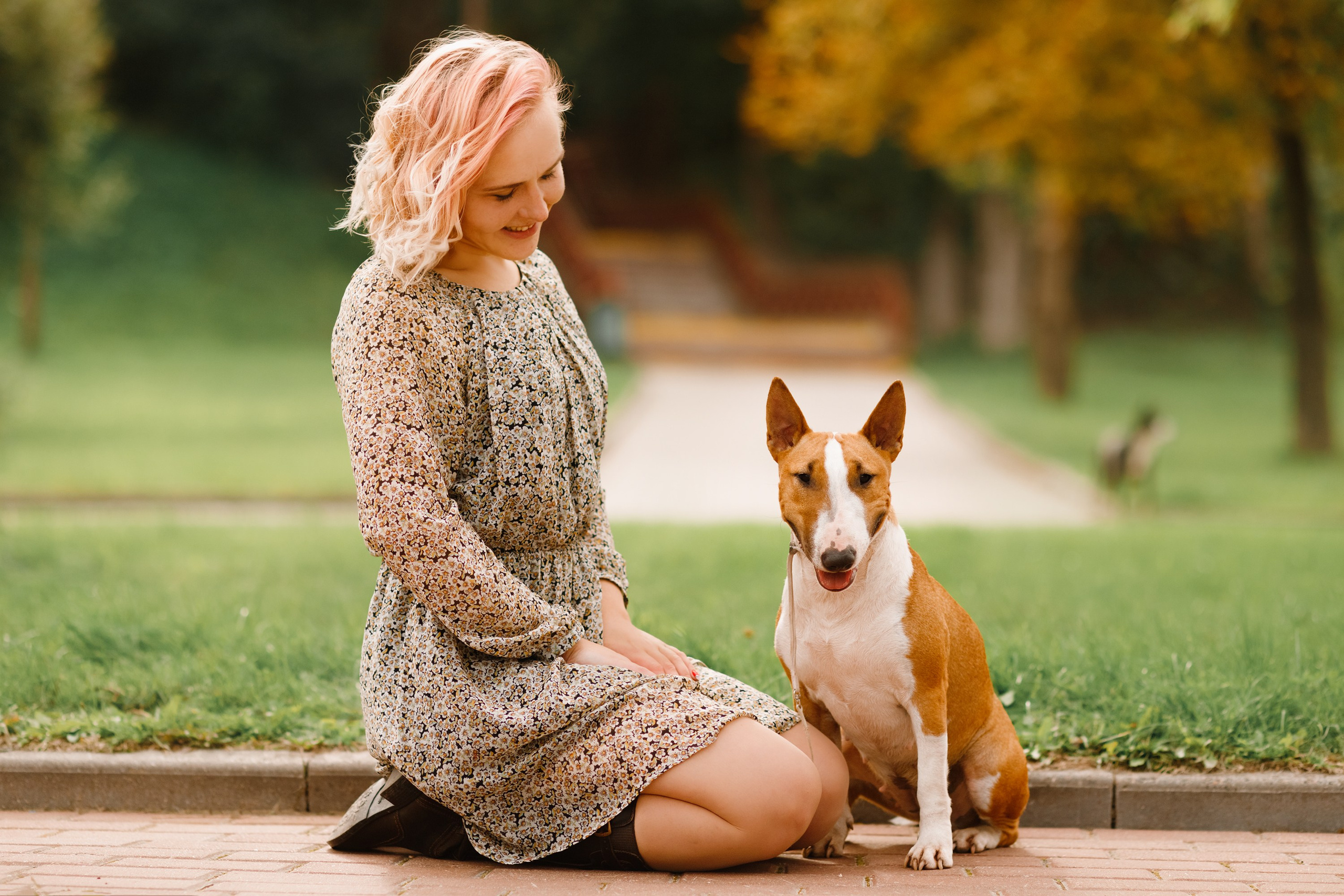 Summer photo day for dog handler. Kaja | fotograf we Wrocławiu | ludzie i psy