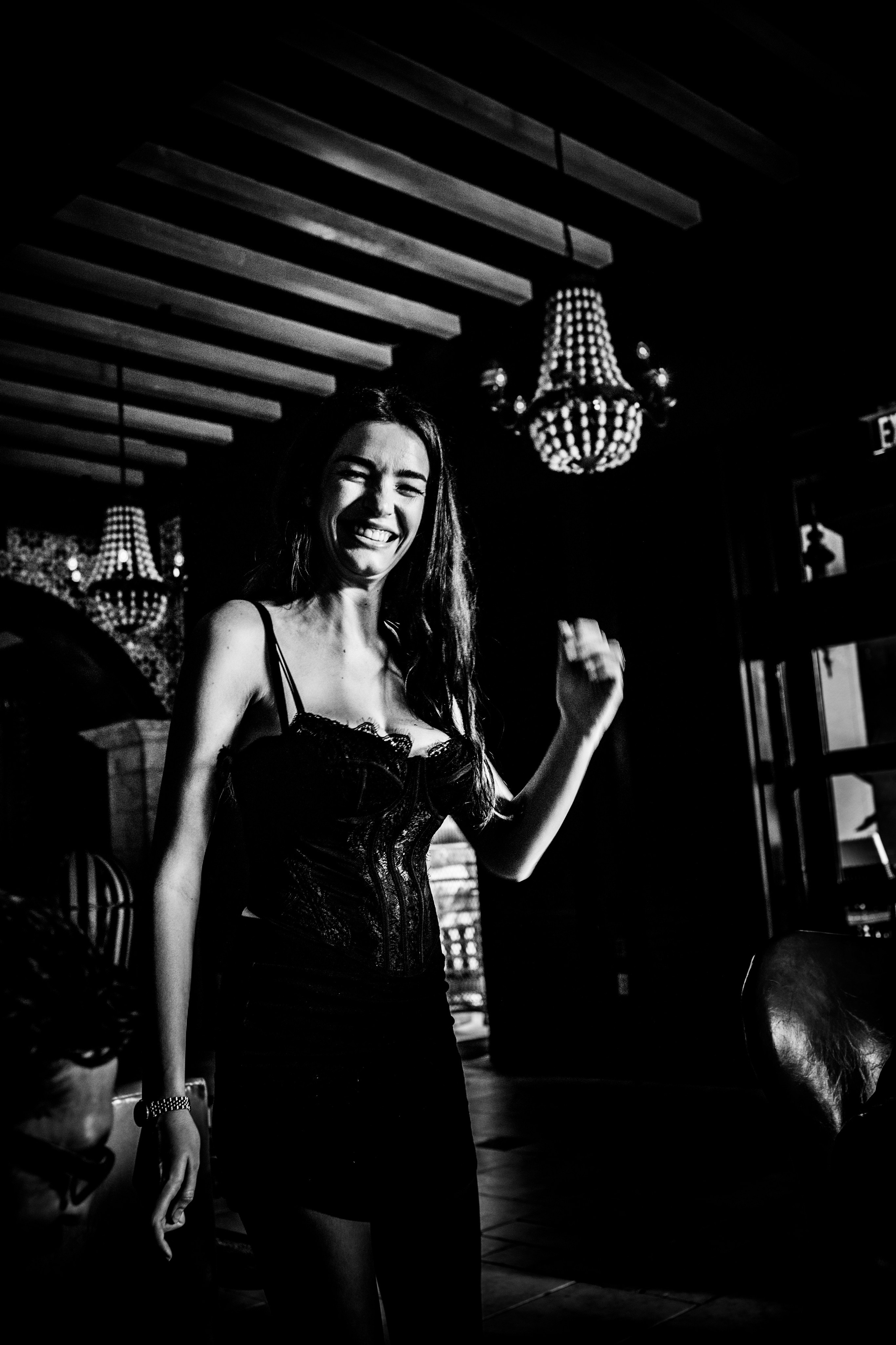 Burn Black and White Series. Out and About 239