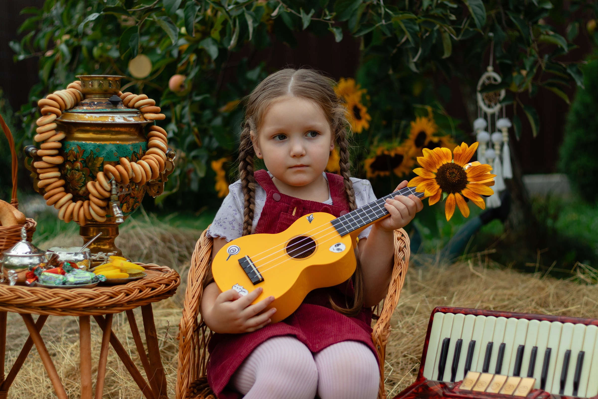 Чаепитие в саду