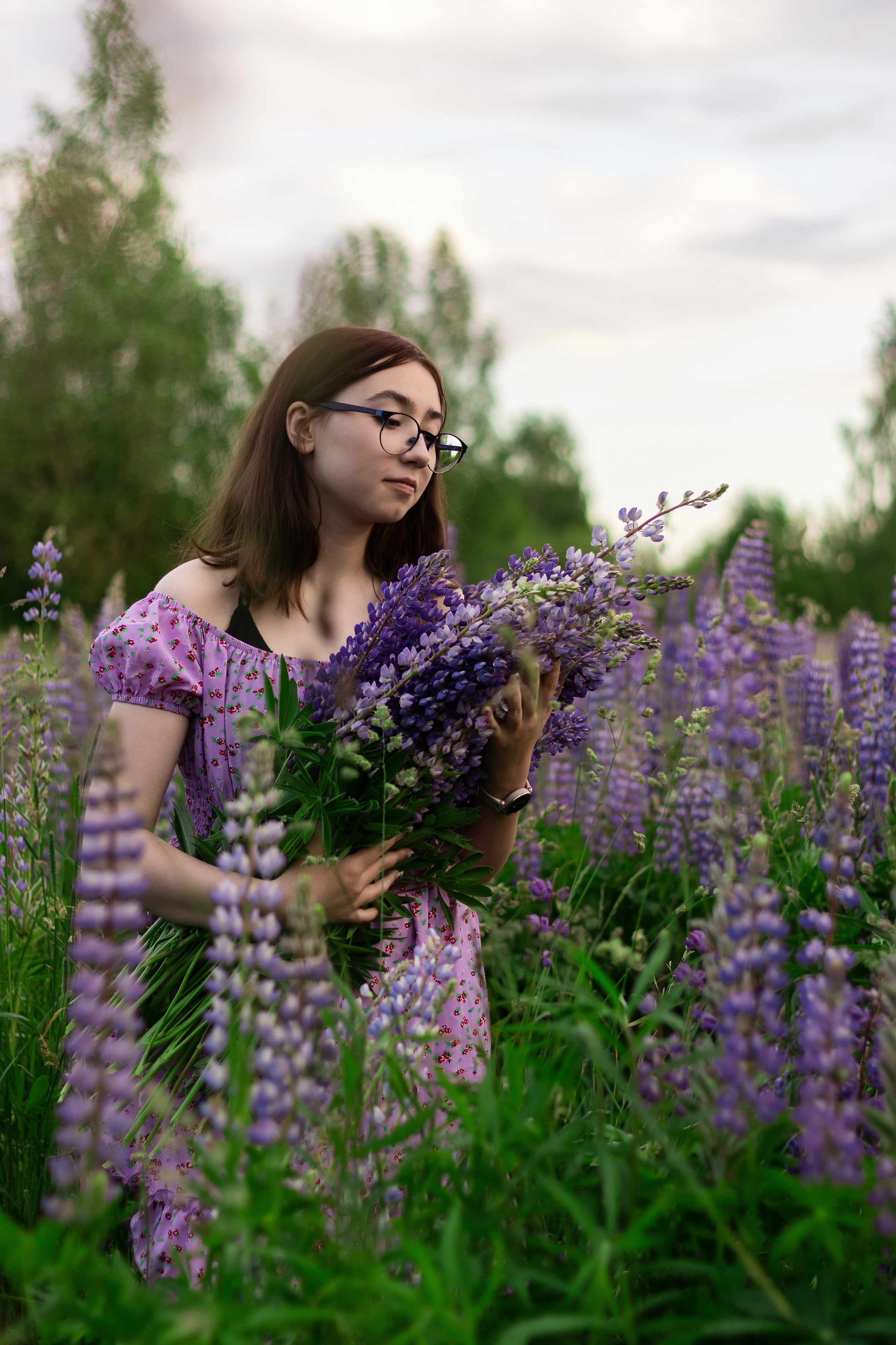 Фотосессия в люпинах. Фотограф / Даугавпилс / Ольга Антонова
