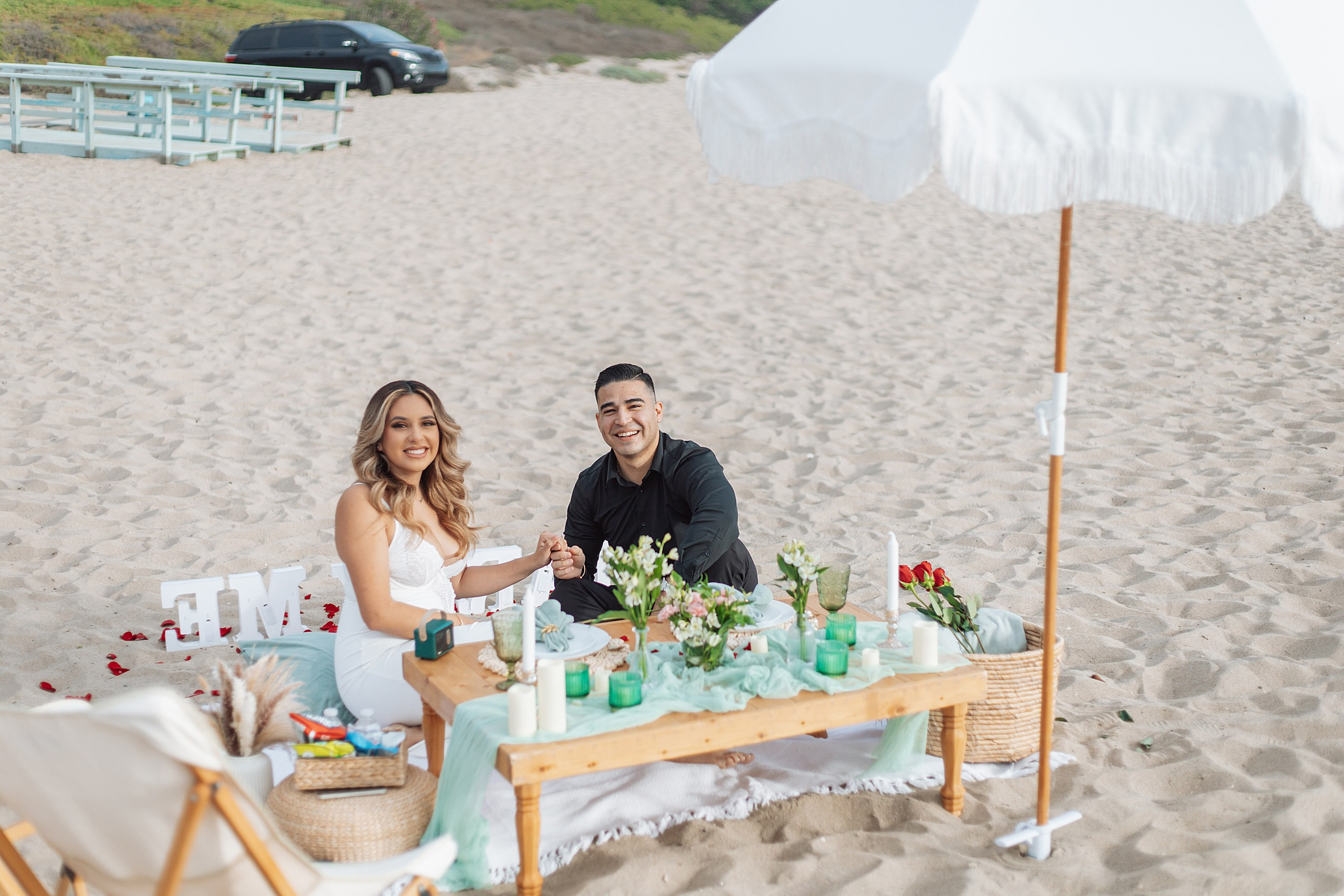 Proposal in the Malibu. Main