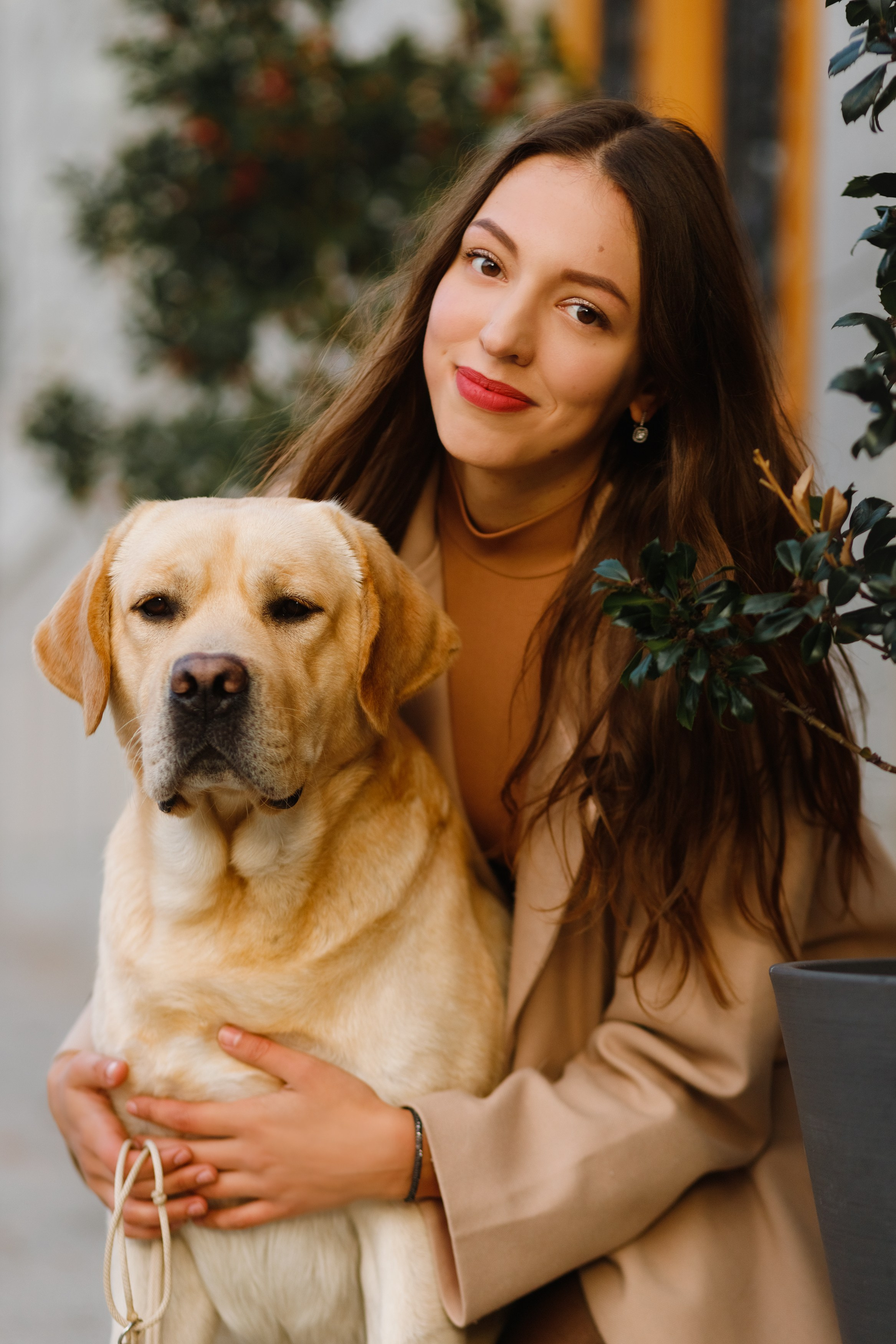 Katya & labrador. Kaja | fotograf psów we Wrocławiu