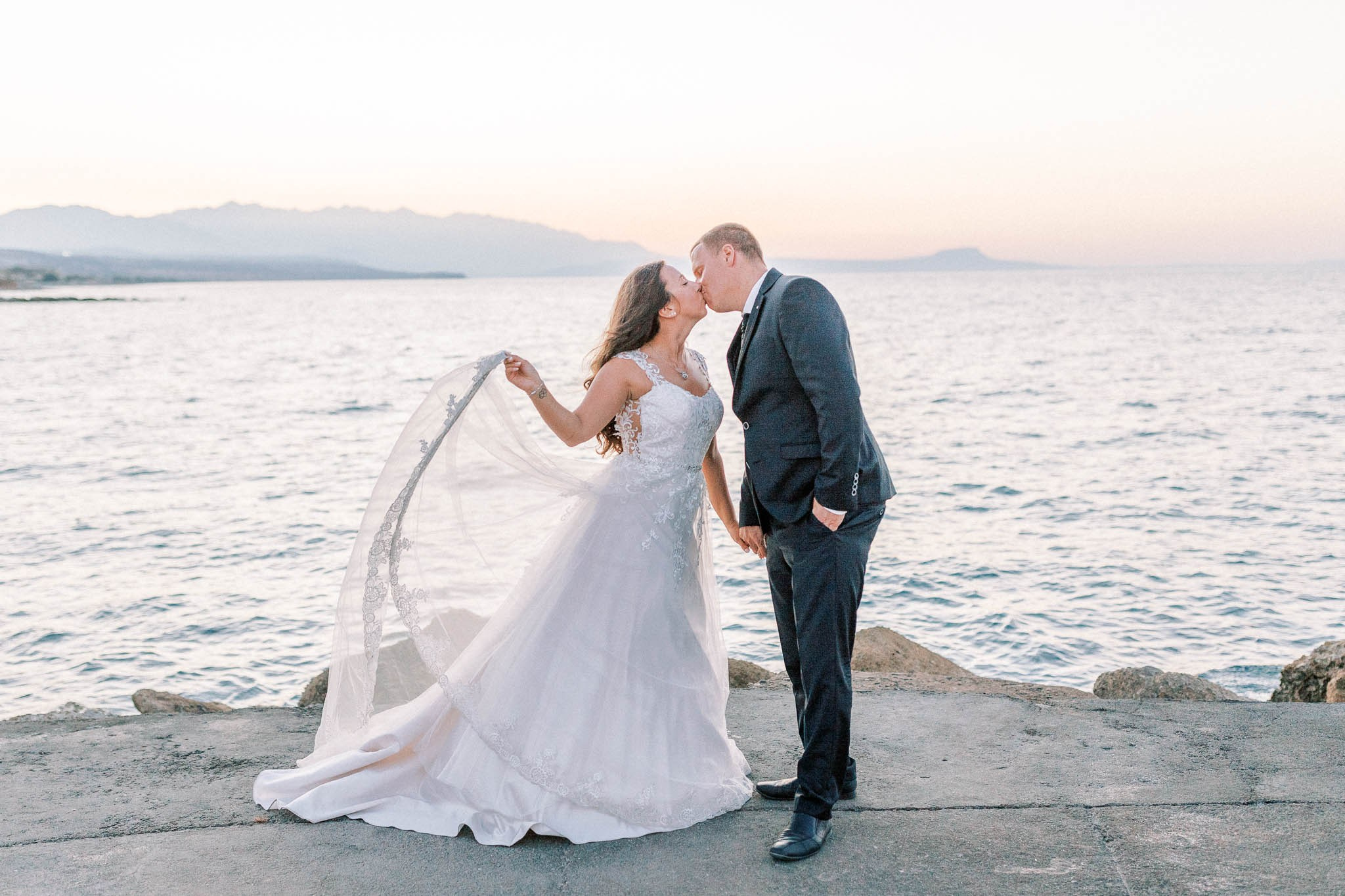 After Wedding Griechenland Kreta Flitterwochen Fotoshooting