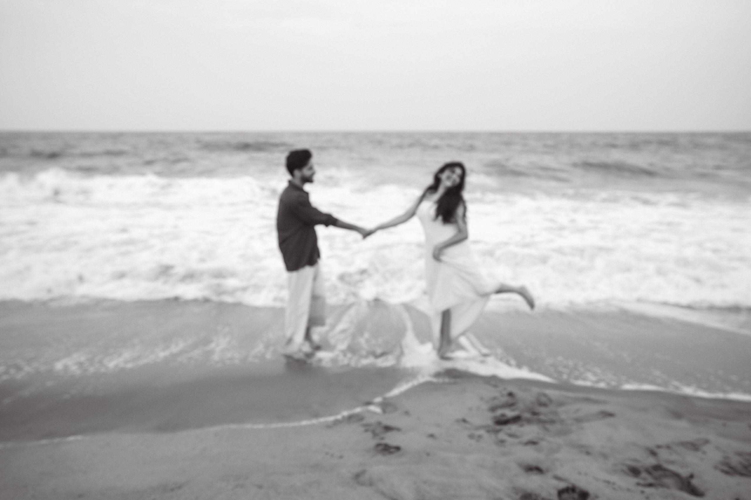 Beach engagement. New York + travel photographer