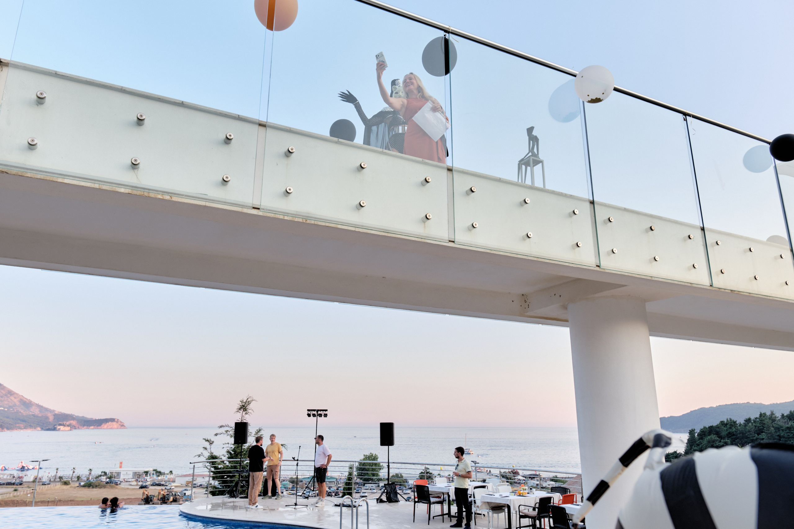 Photo report from the Zebra Restaurant’s birthday celebration. Becici, Montenegro. Photographer, photo artist Alena Novgorodtseva