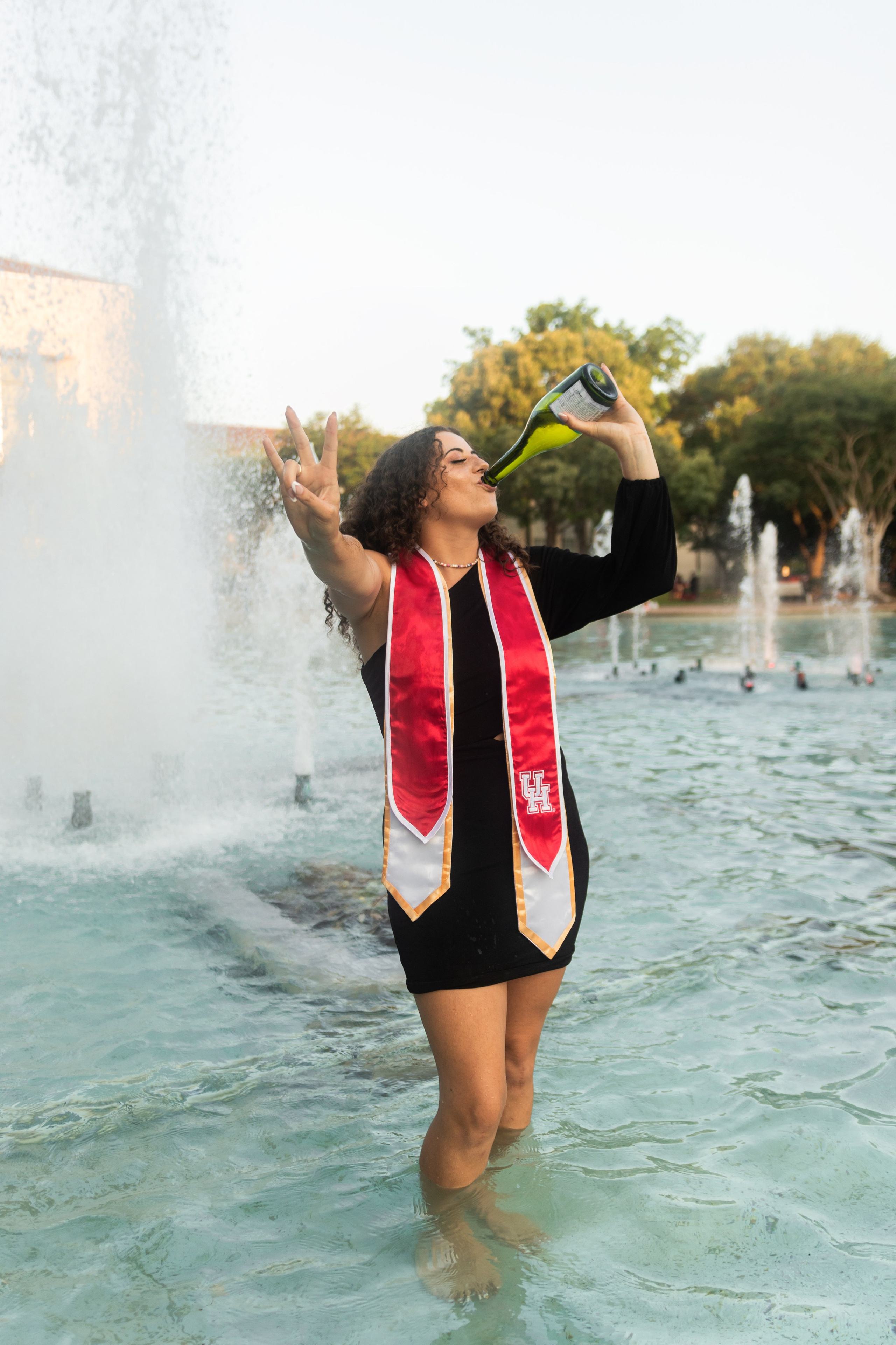 Alicia’s graduation photoshoot at the University of Houston