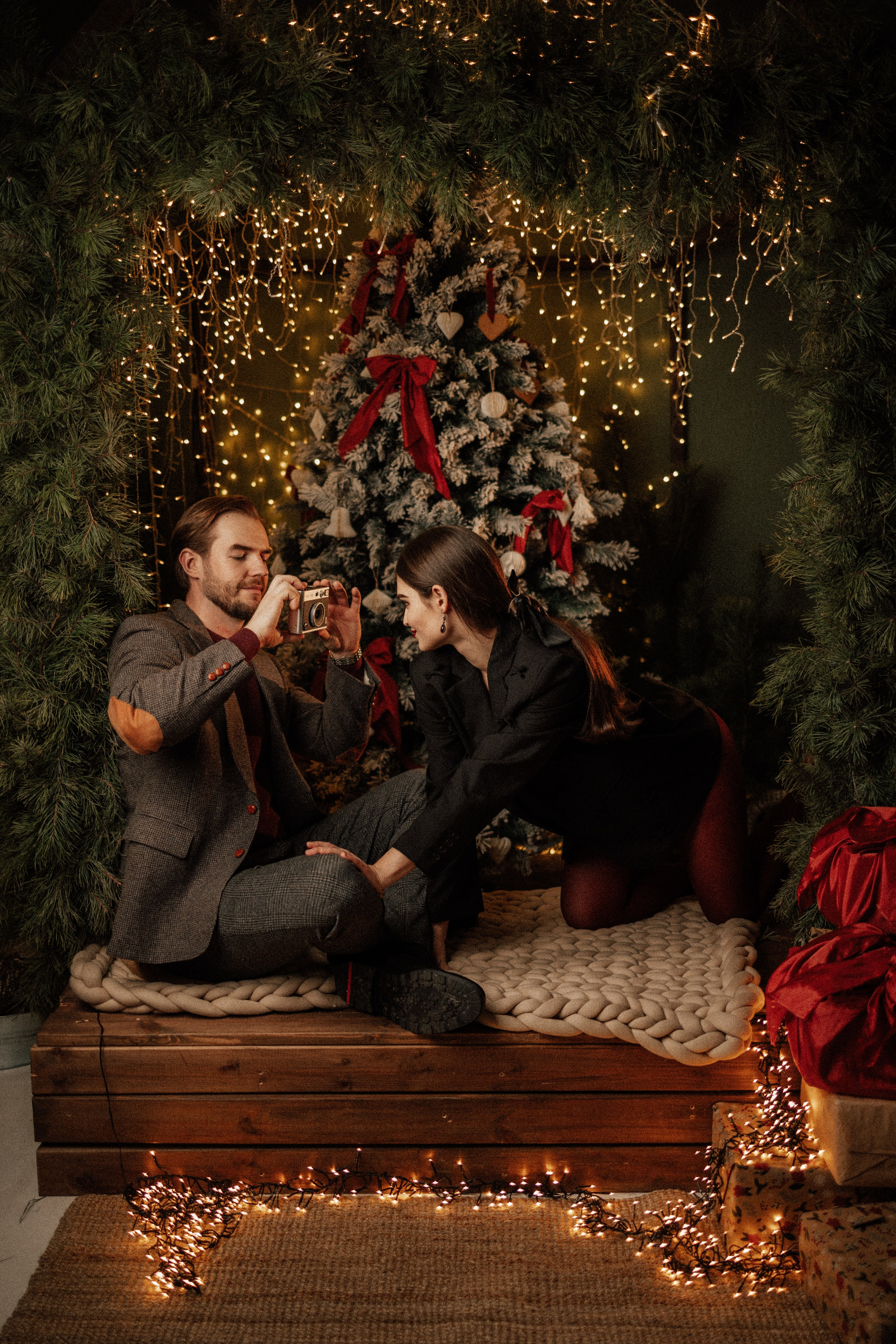 Christmas photoshoot. Destination wedding and fashion photographer in Riga Igor Davidovich