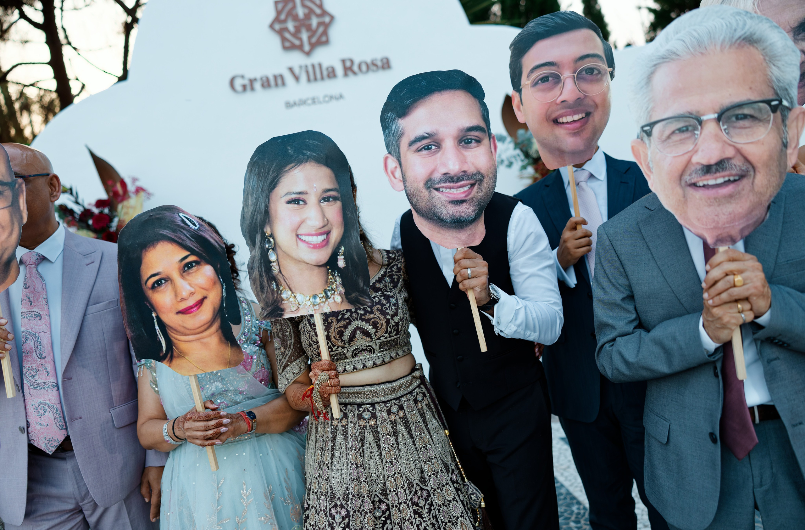 Indian wedding at Gran Villa Rosa, Barcelona