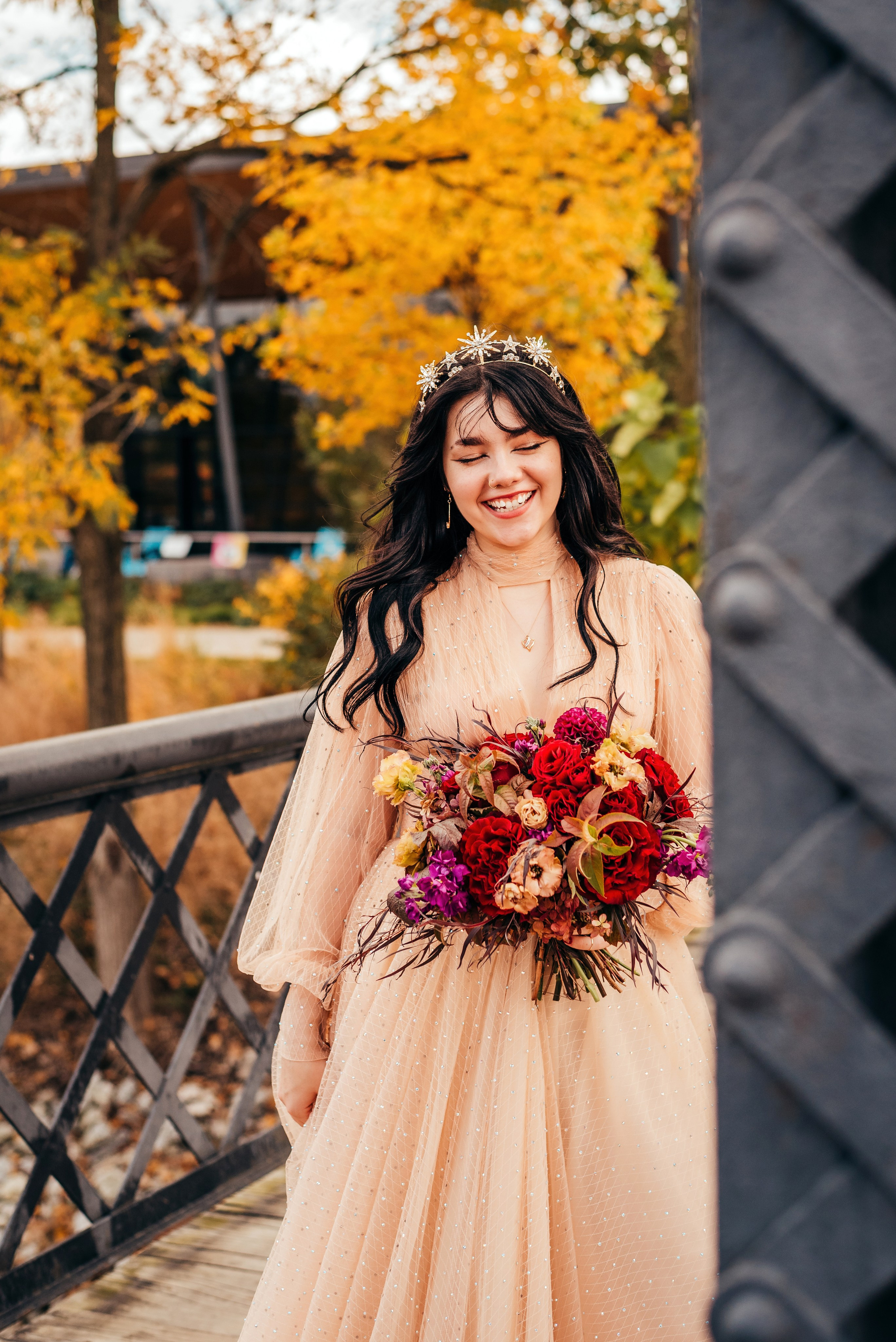 Bold & Dramatic Wedding at The Paper Mill on The Landing | Fort Wayne Wedding Photographer. Alexandria Danielle Photography | Fort Wayne & Indianapolis Wedding Photographer