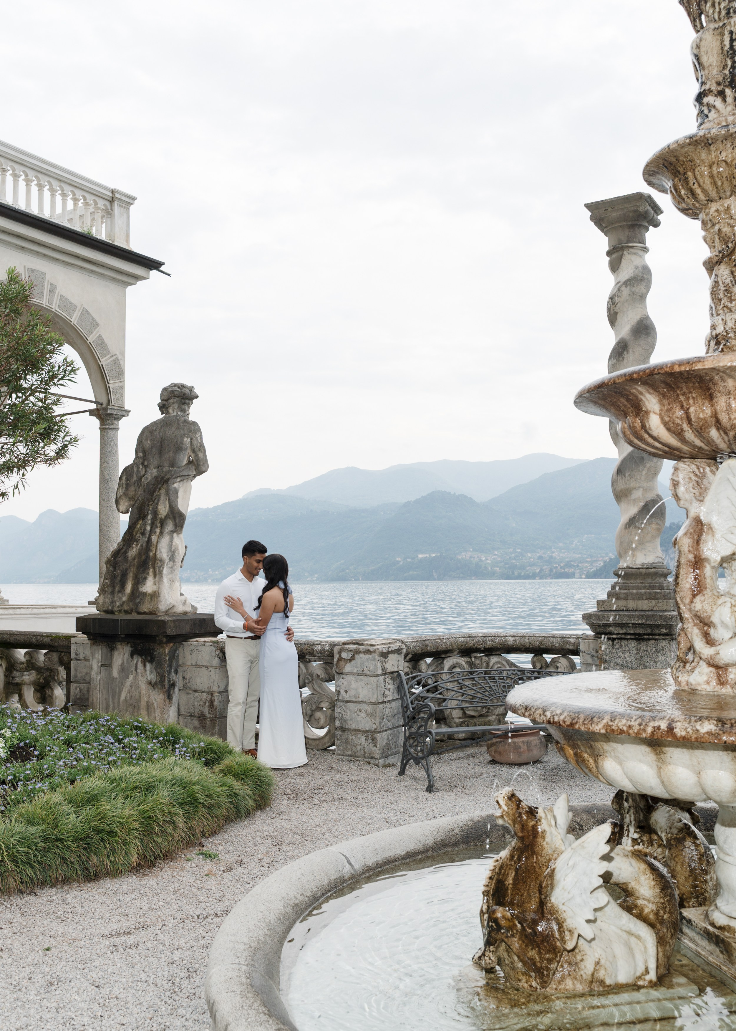 Villa Monastero Secret Proposal. Proposal Photographer in Lake Como