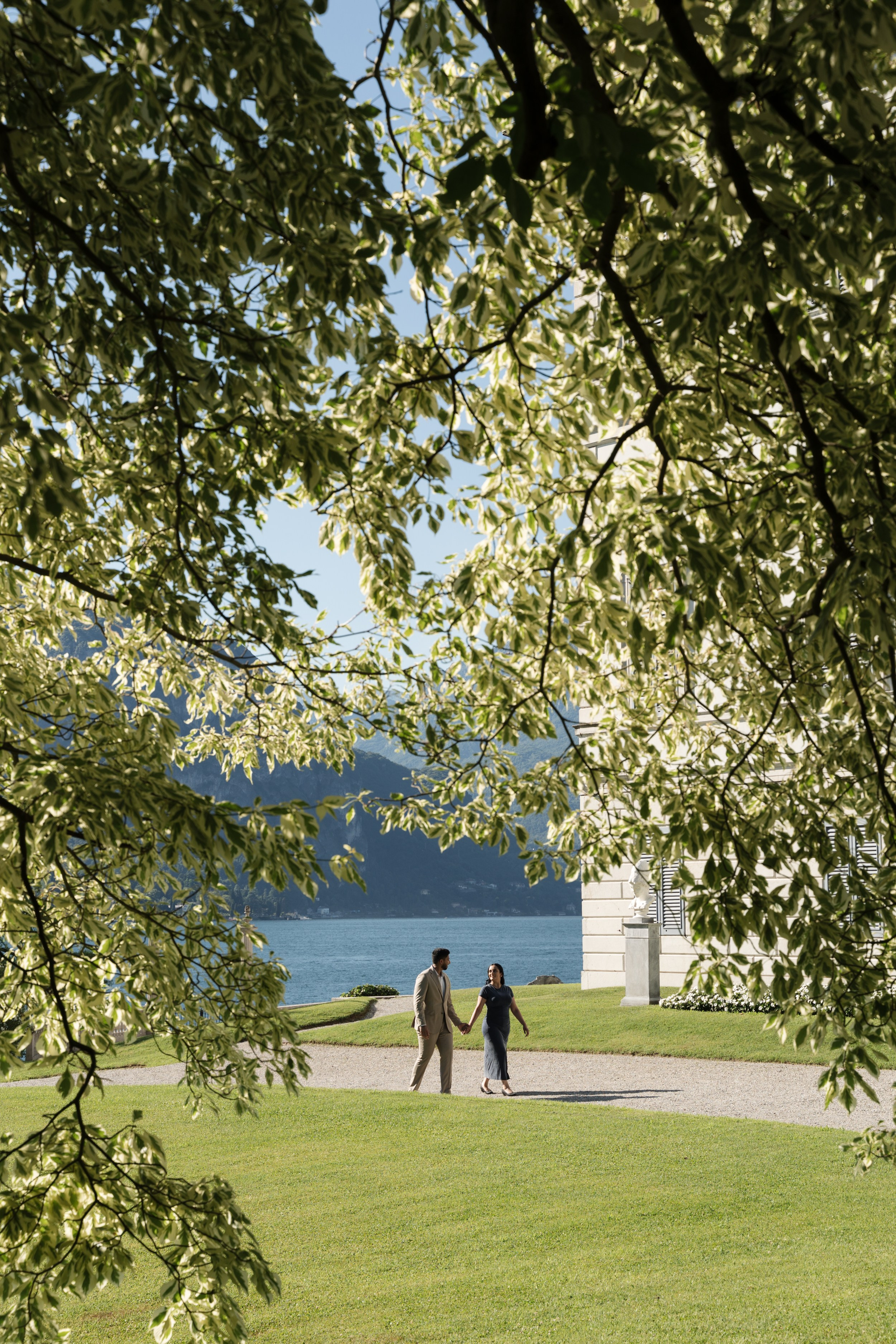 Villa Melzi Secret Proposal. Lake Como Proposal Photographer | Surprise Proposals & Engagements