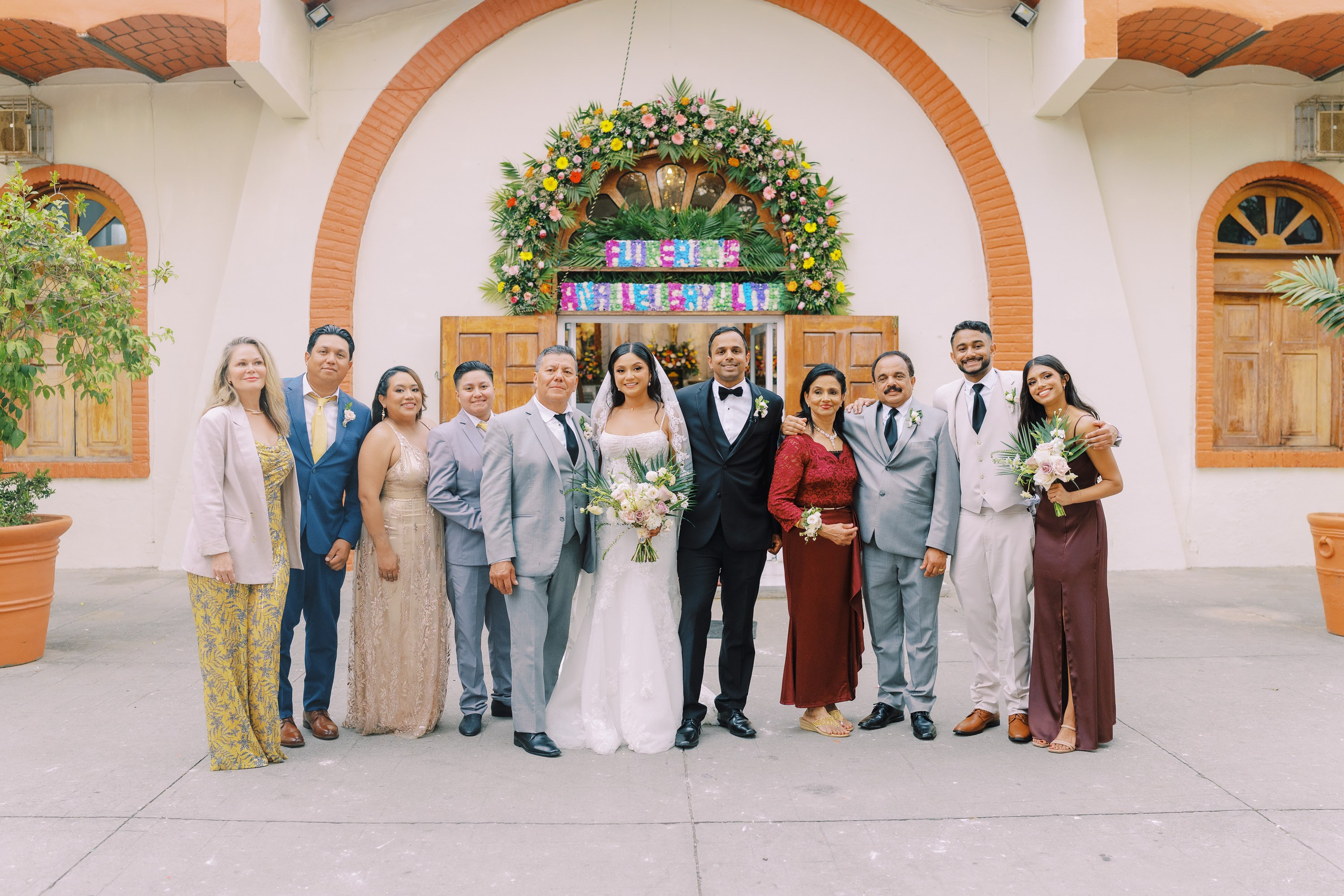 Jannet & Shan wedding in Sayulita church. Sayulita Wedding Photographer, Puerto Vallarta, Cabo